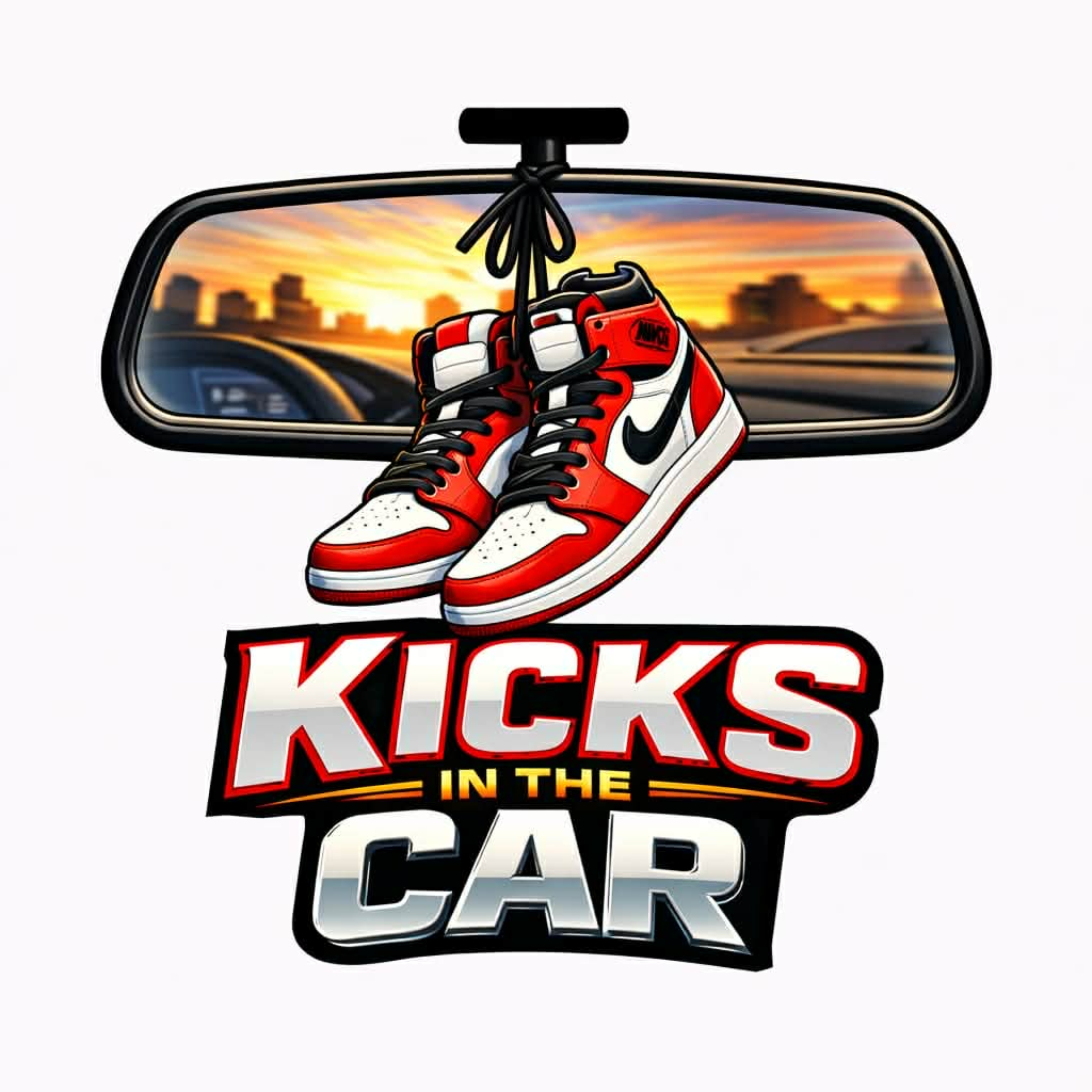 Kicks in the car