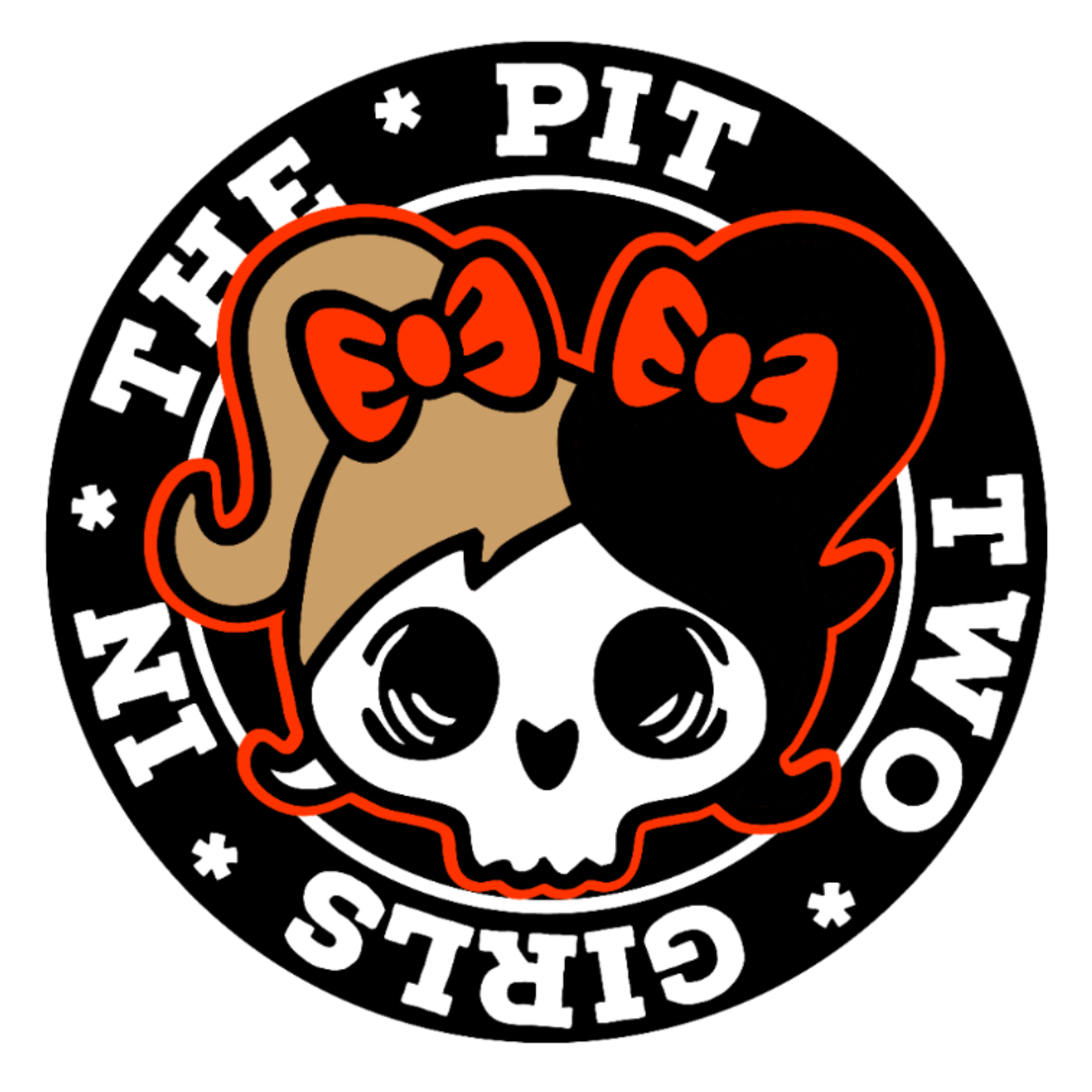 TWO GIRLS IN THE PIT podcast artwork