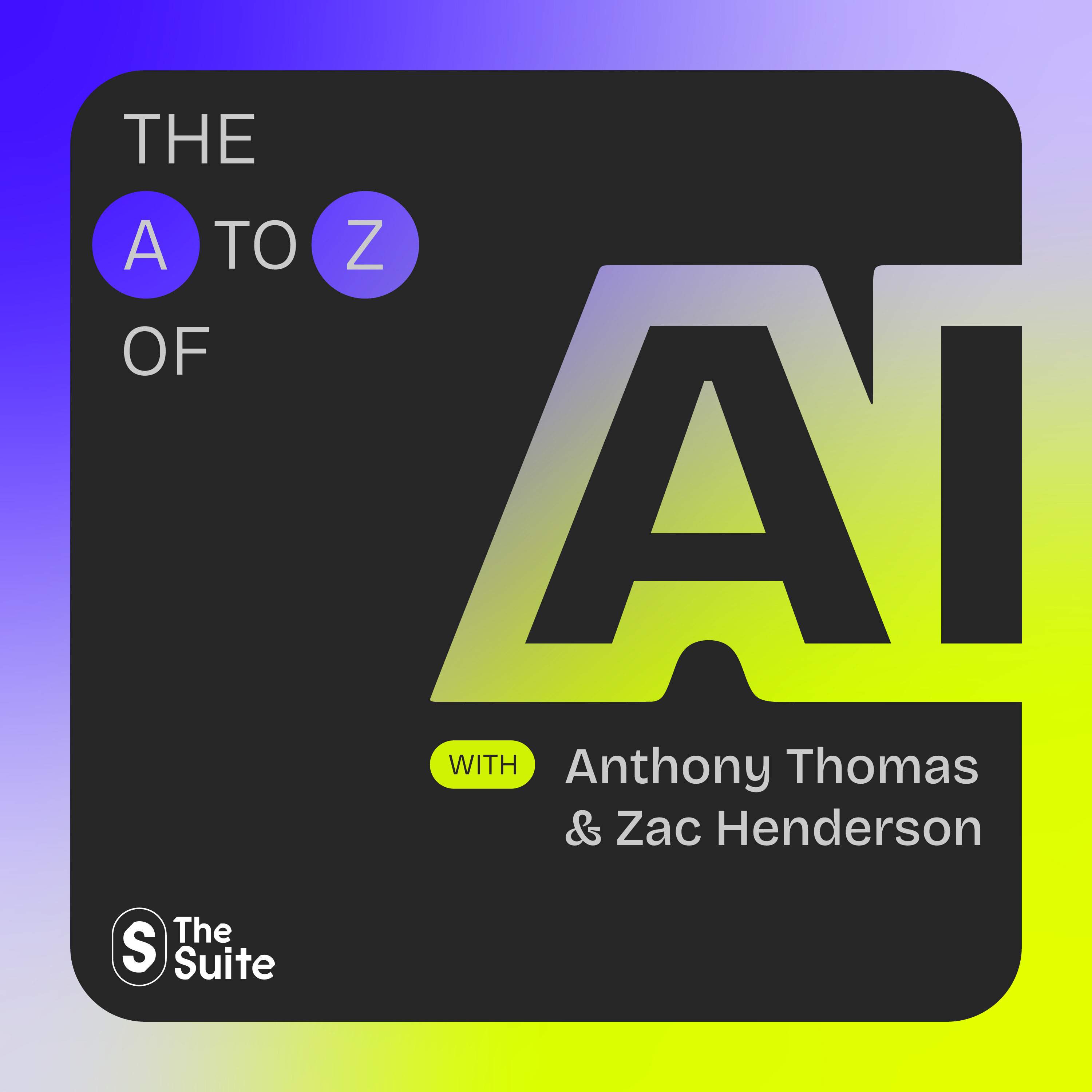 The A to Z of AI podcast artwork