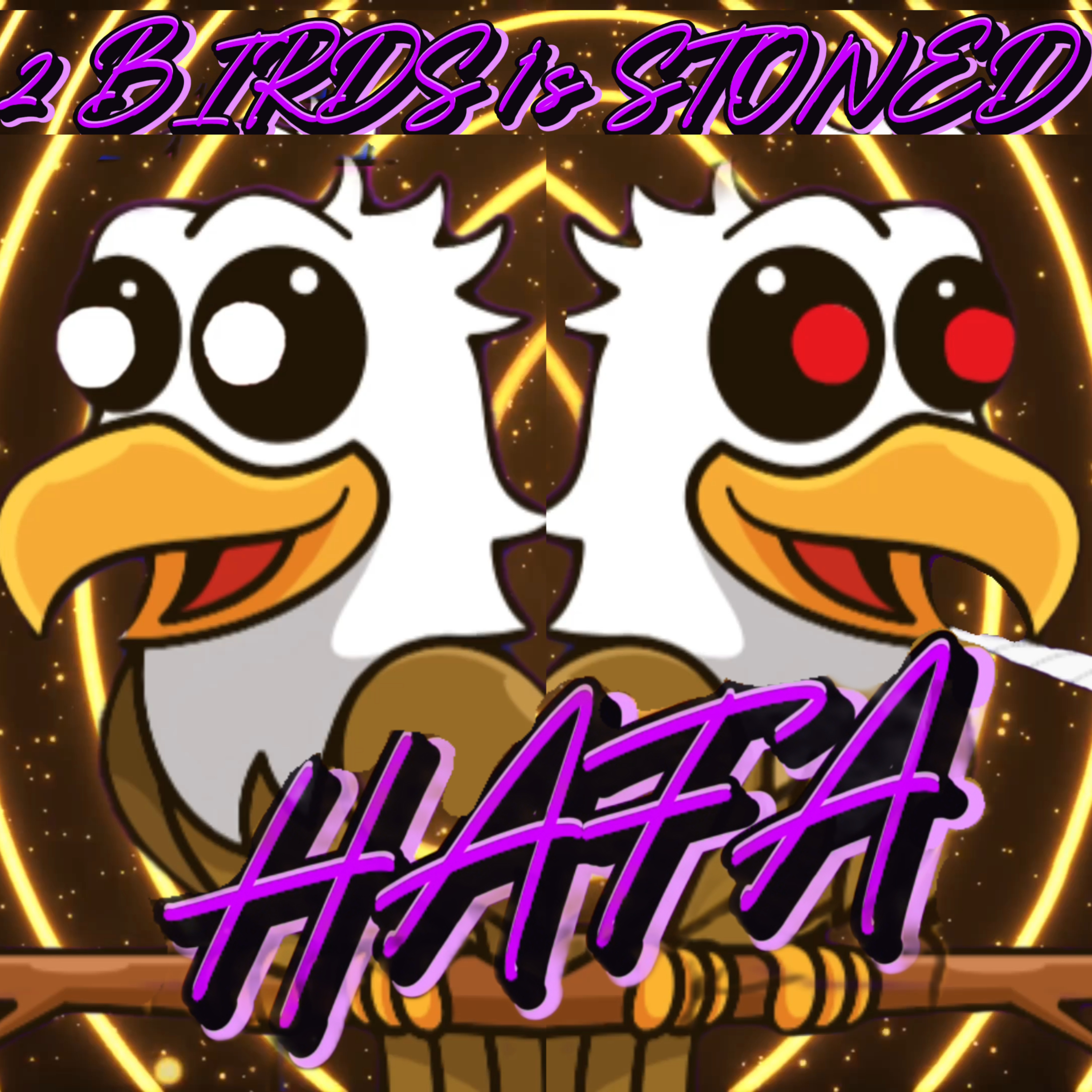 2 BIRDS 1's STONED podcast artwork