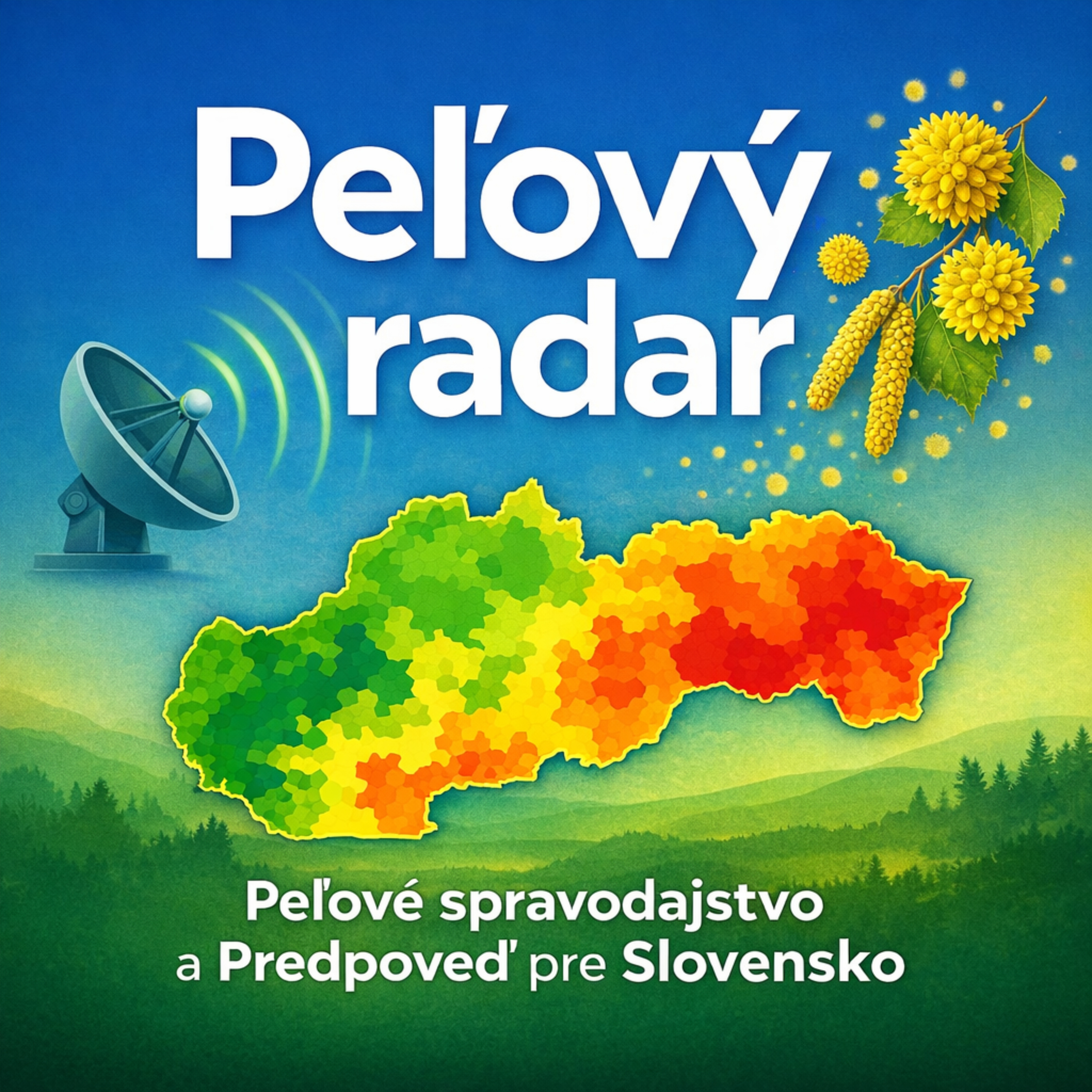 Peľový radar Slovensko podcast artwork