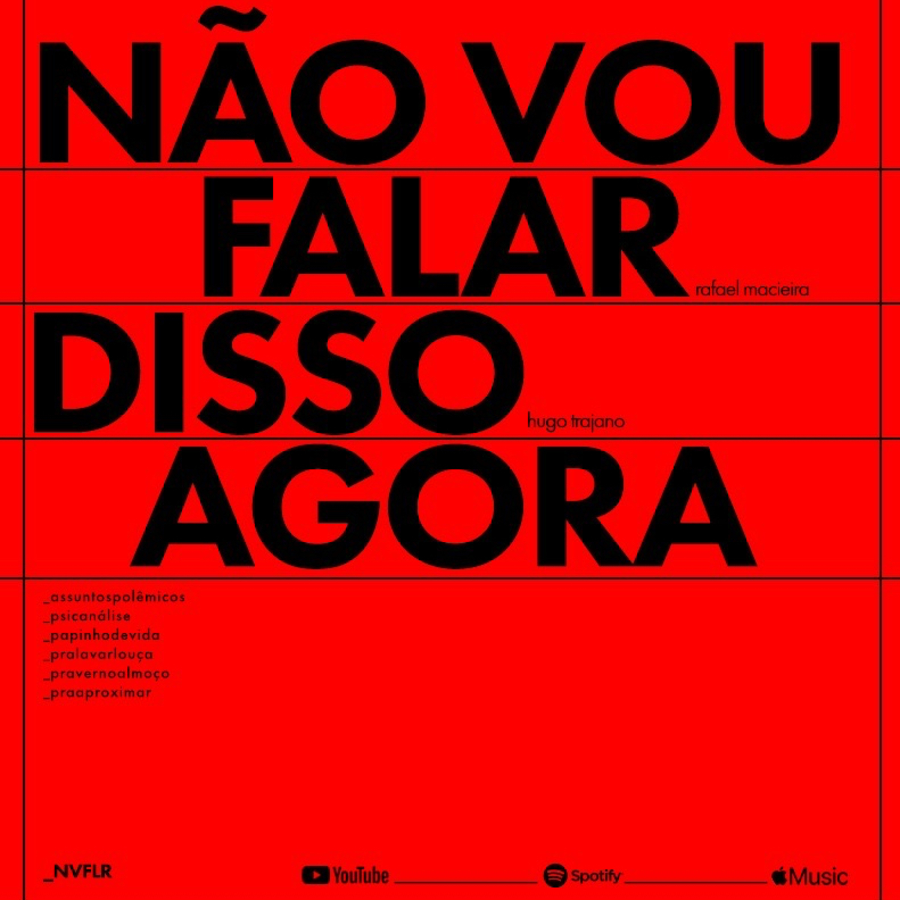 NÃO VOU FALAR DISSO AGORA