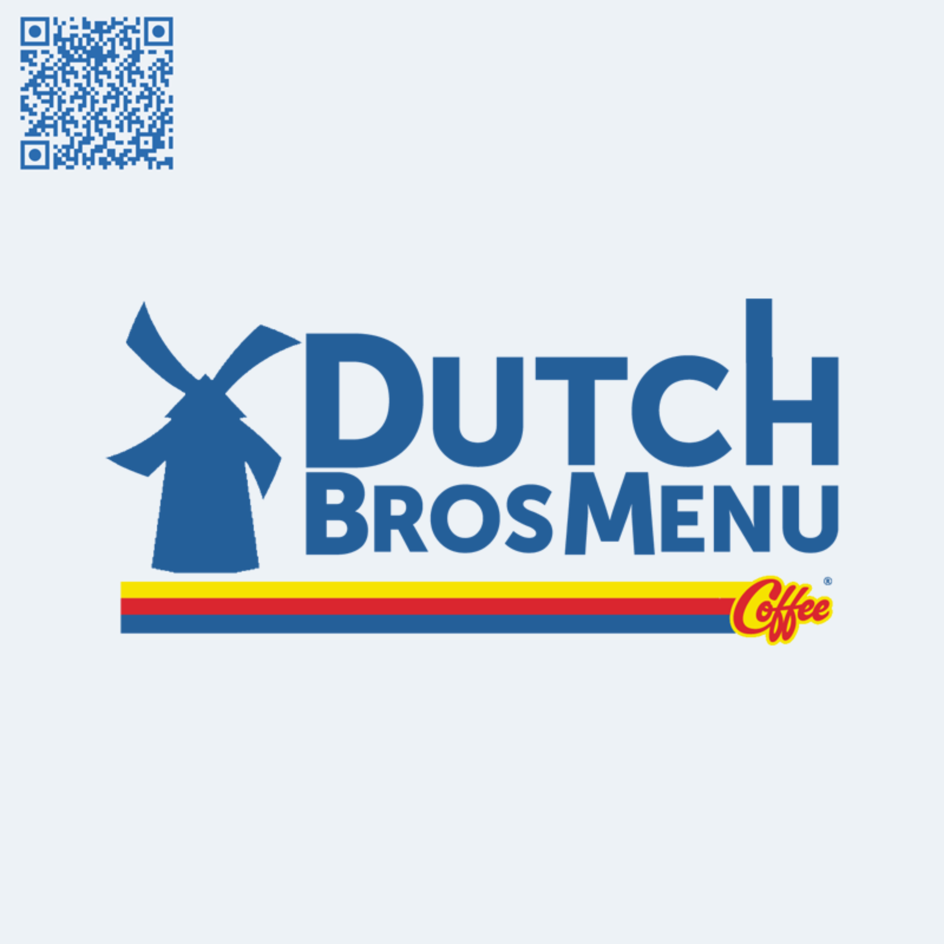 Dutch Bros Menu with Prices, Calories and Nutrition