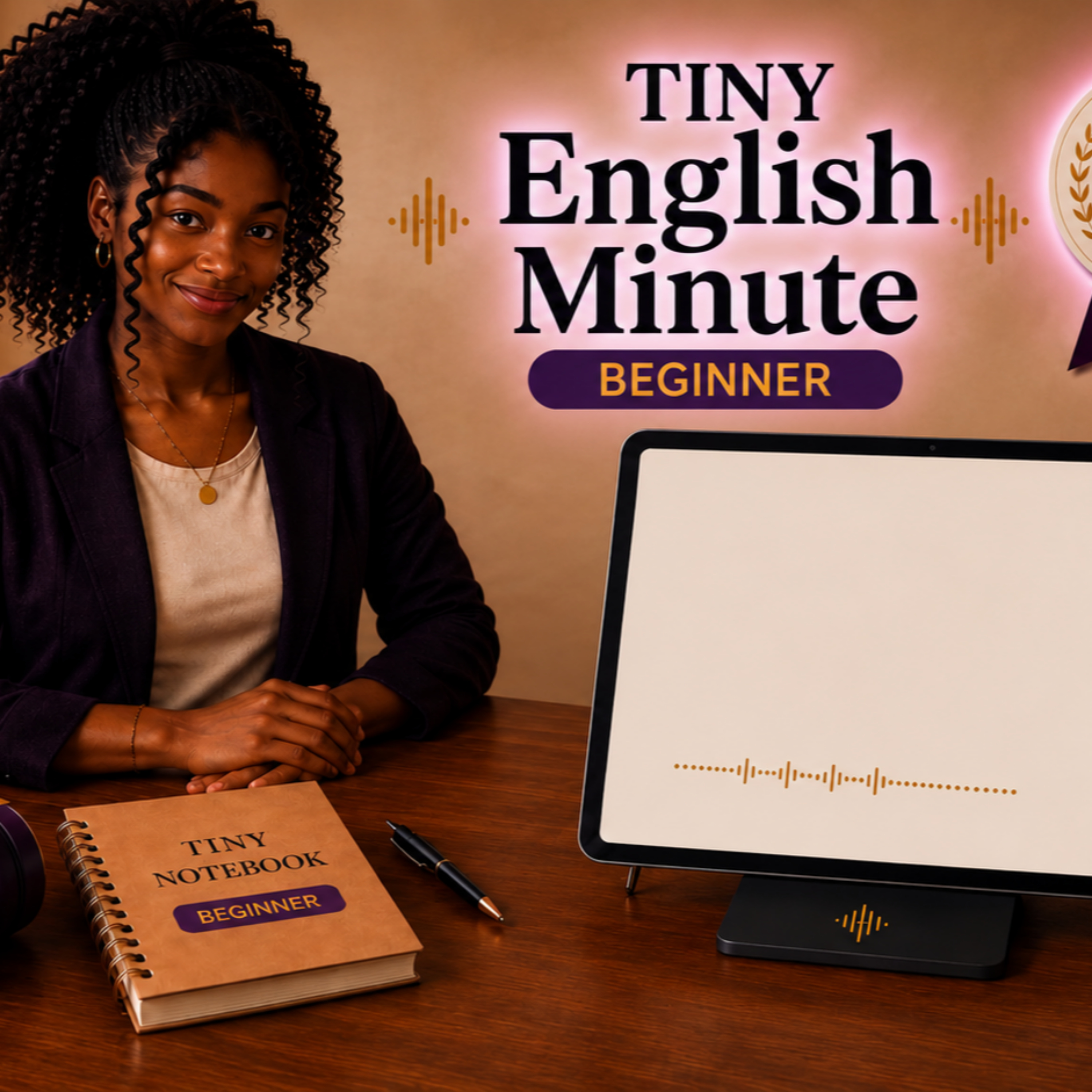 Tiny English Minute - Beginner podcast artwork