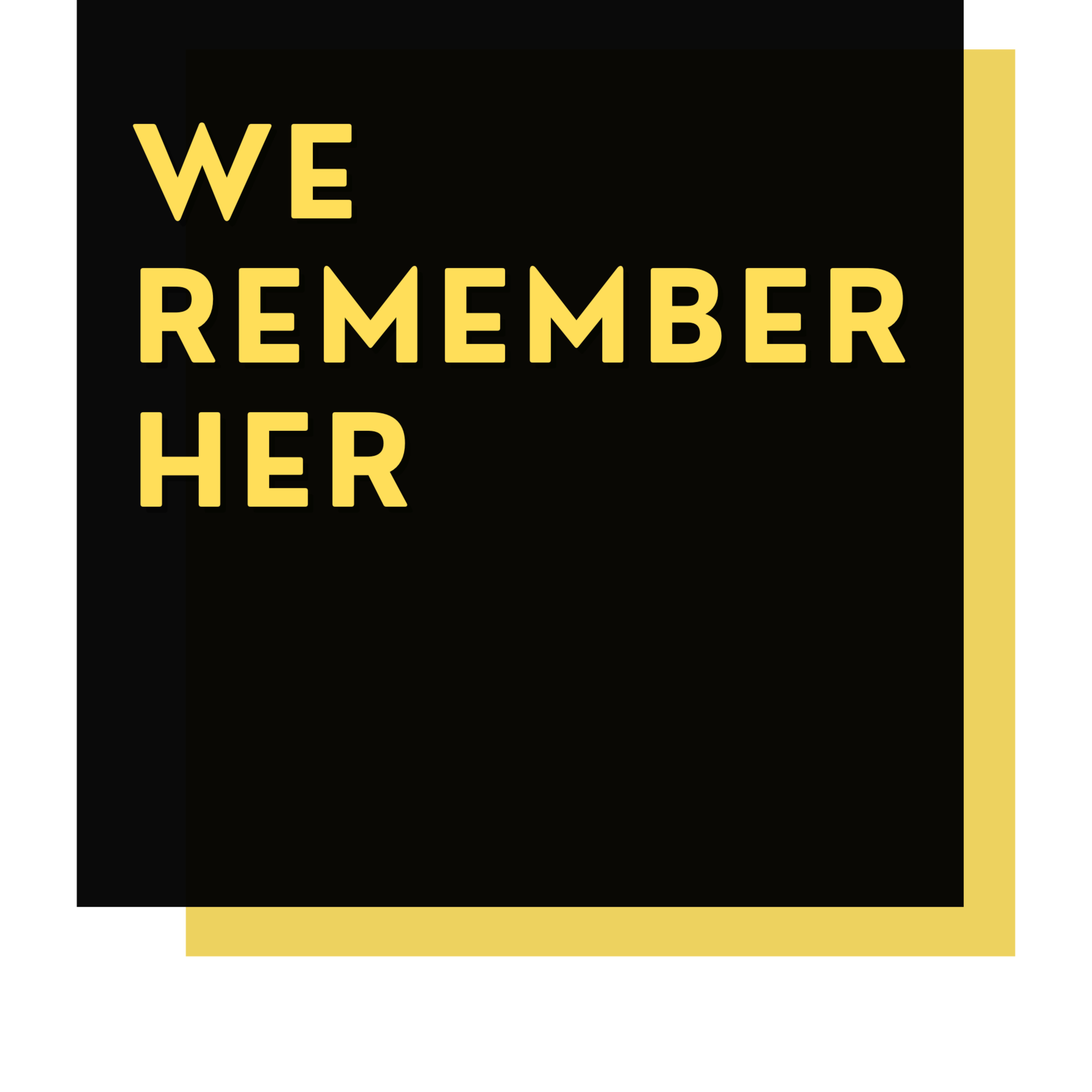 We Remember Her podcast artwork