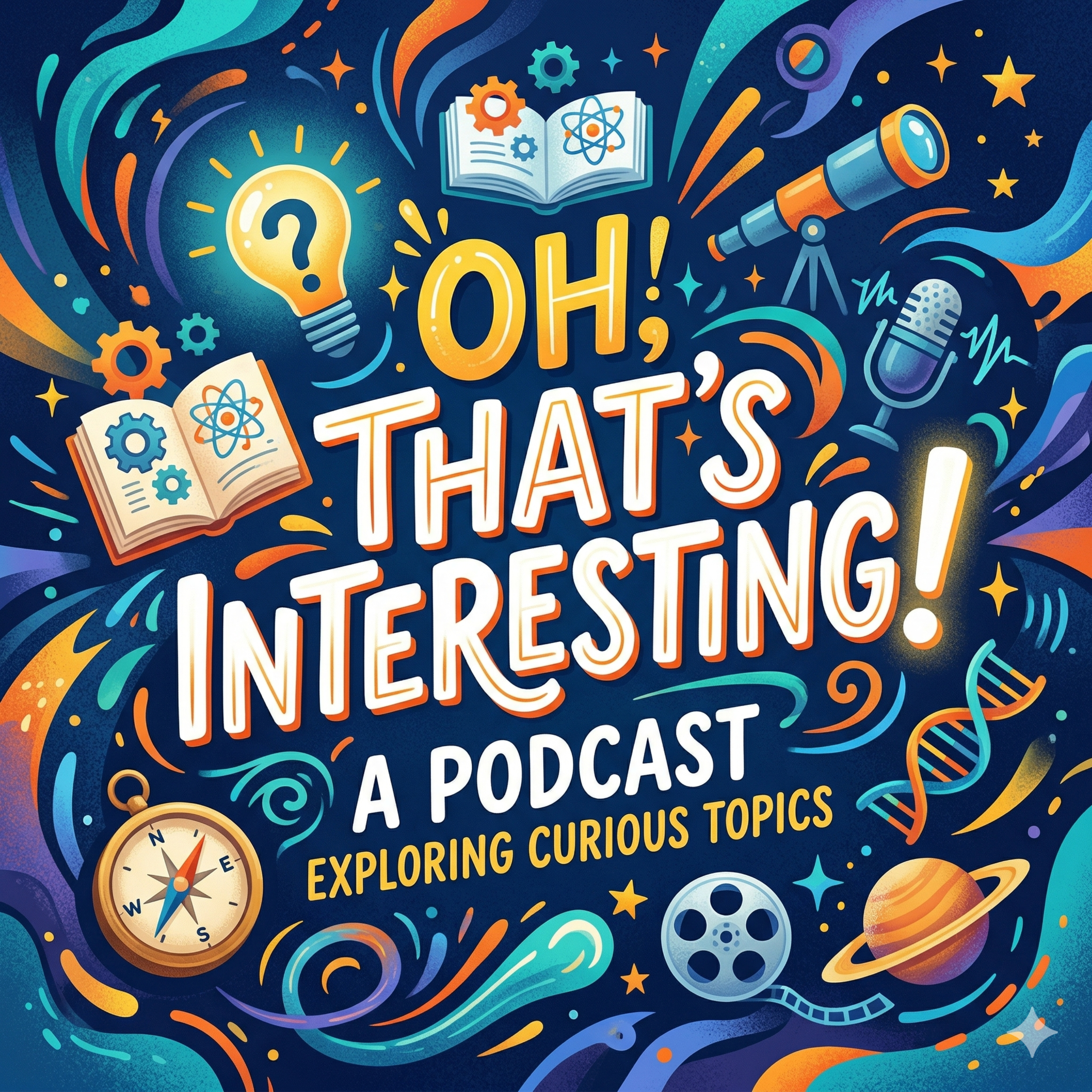 Oh, that's interesting! podcast artwork