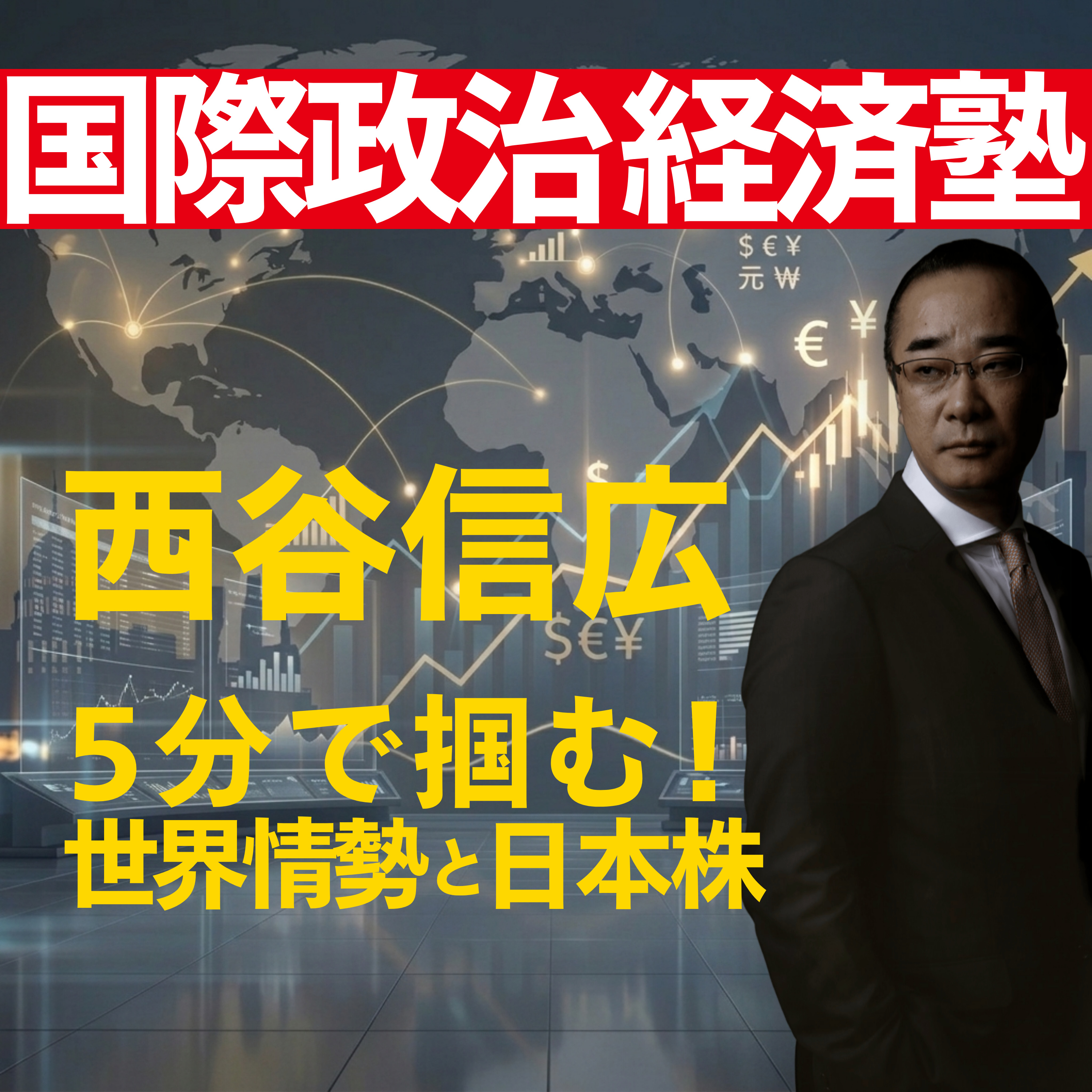 西谷信広の「国際政治・経済塾」5分で掴む世界情勢と日本株