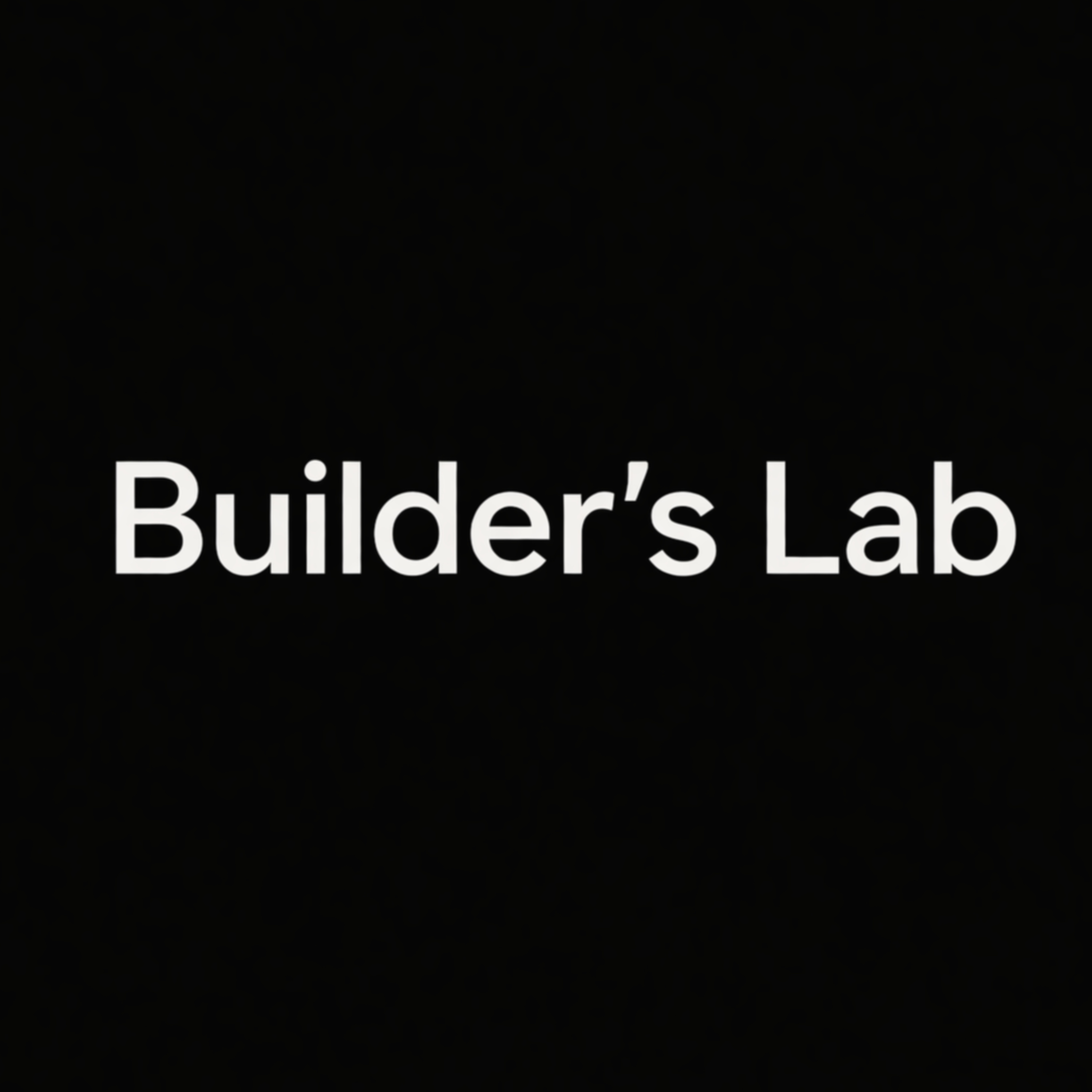 Builder's Lab