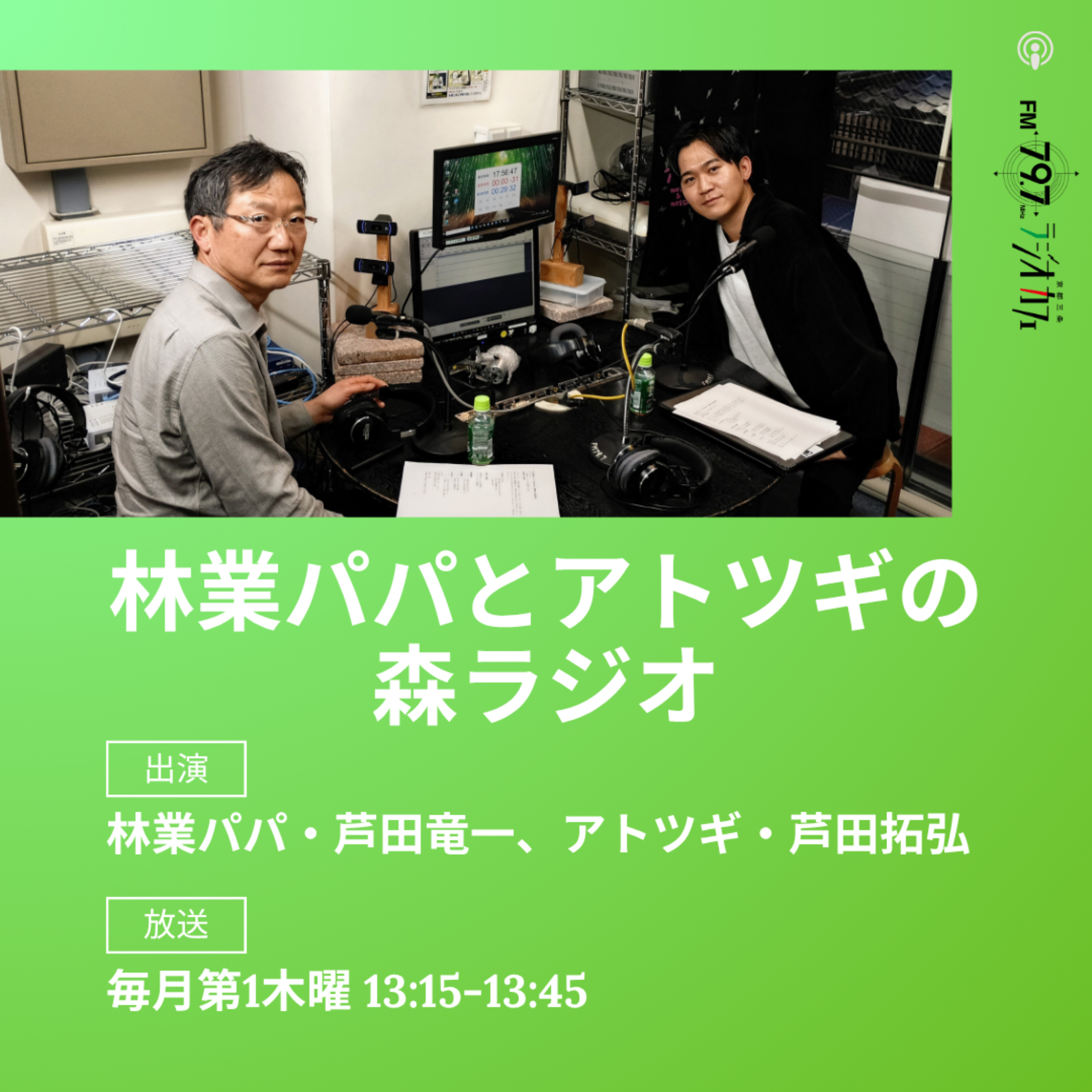 林業パパとアトツギの森ラジオ cover