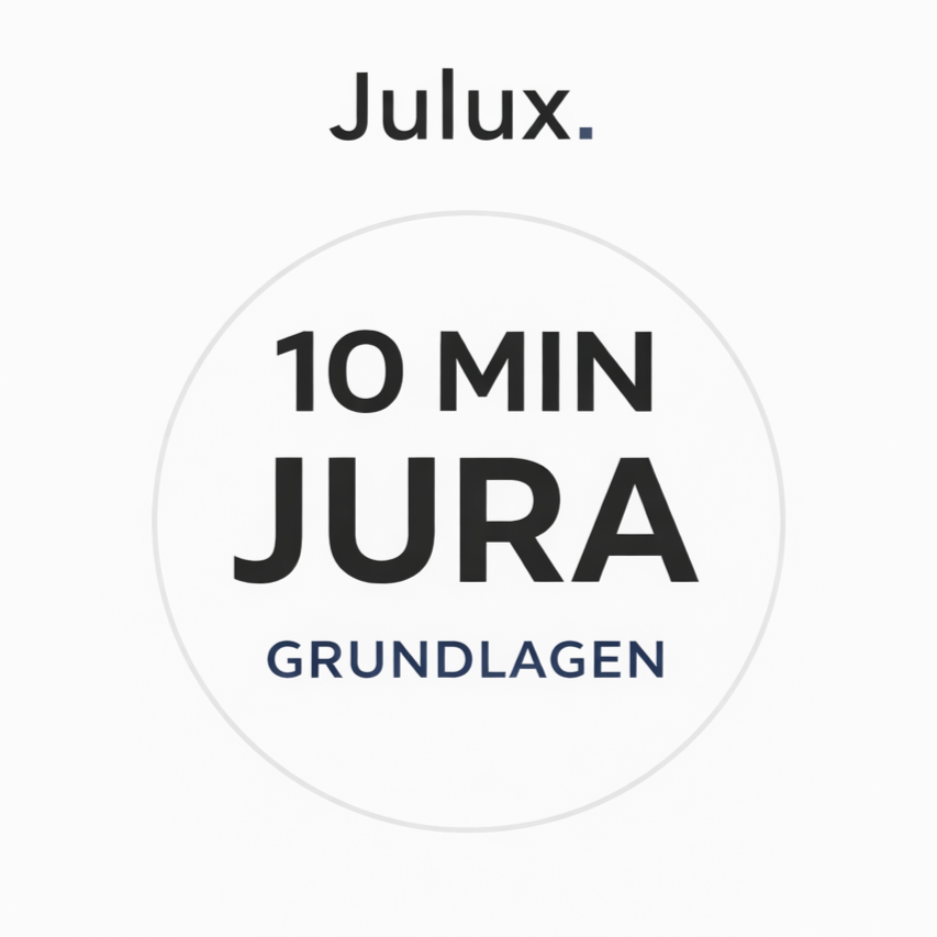 Julux – Jura mit Struktur in 10 Minuten podcast artwork