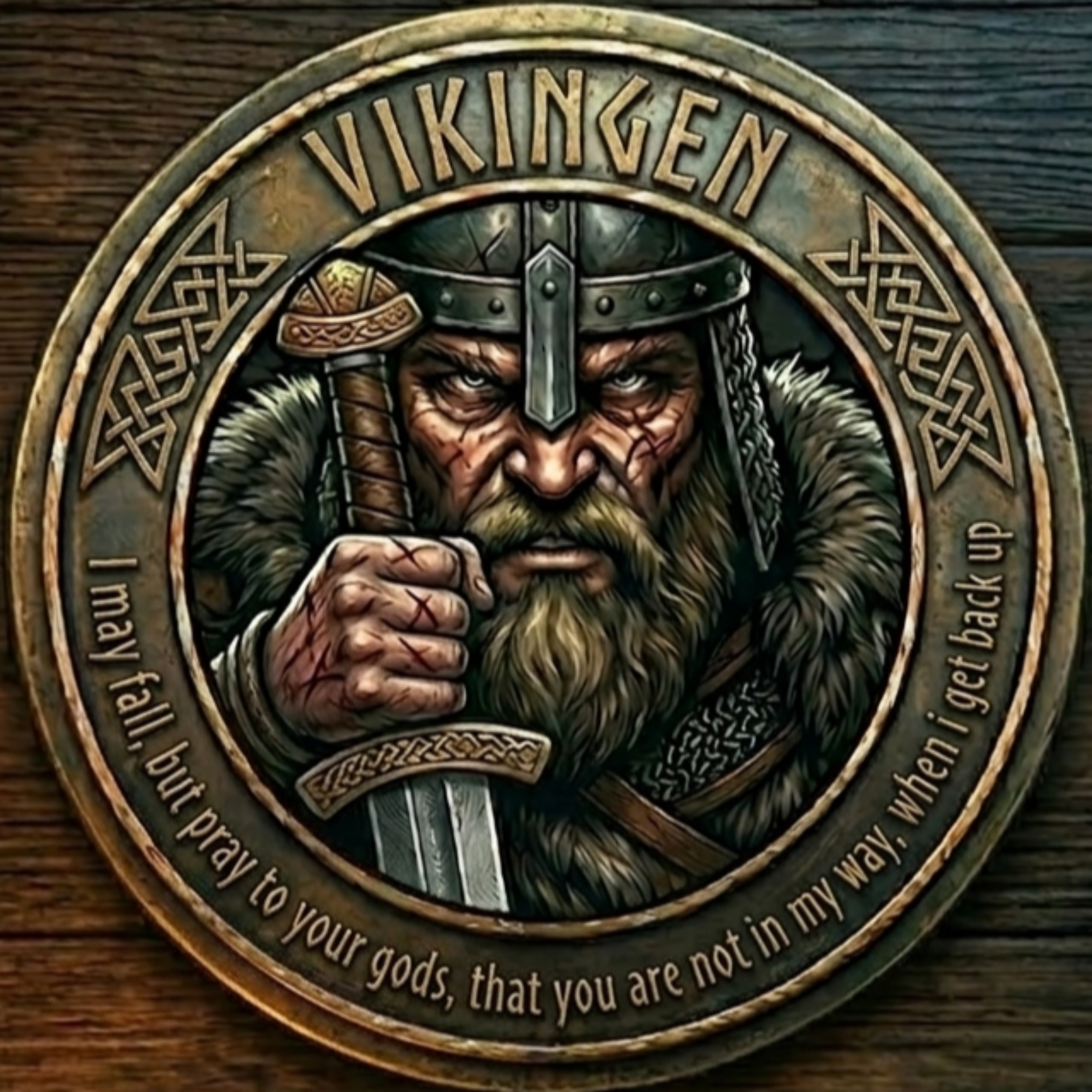 Stilstand i bevægelse af Vikingen Fra Højen