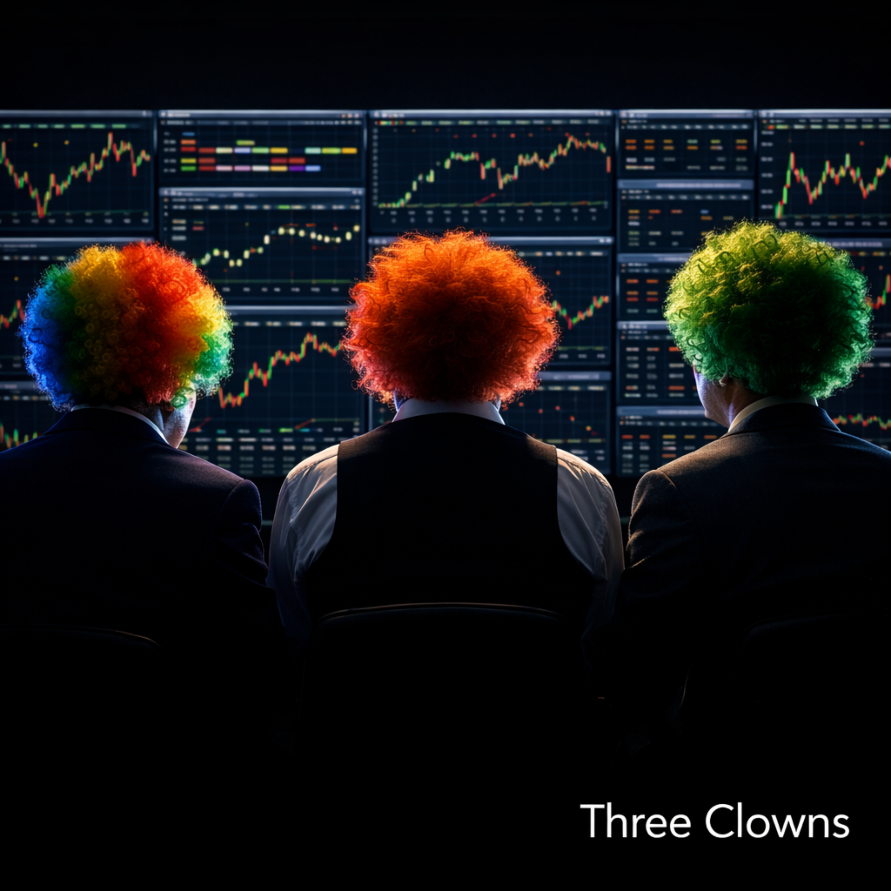 Three Clowns podcast artwork