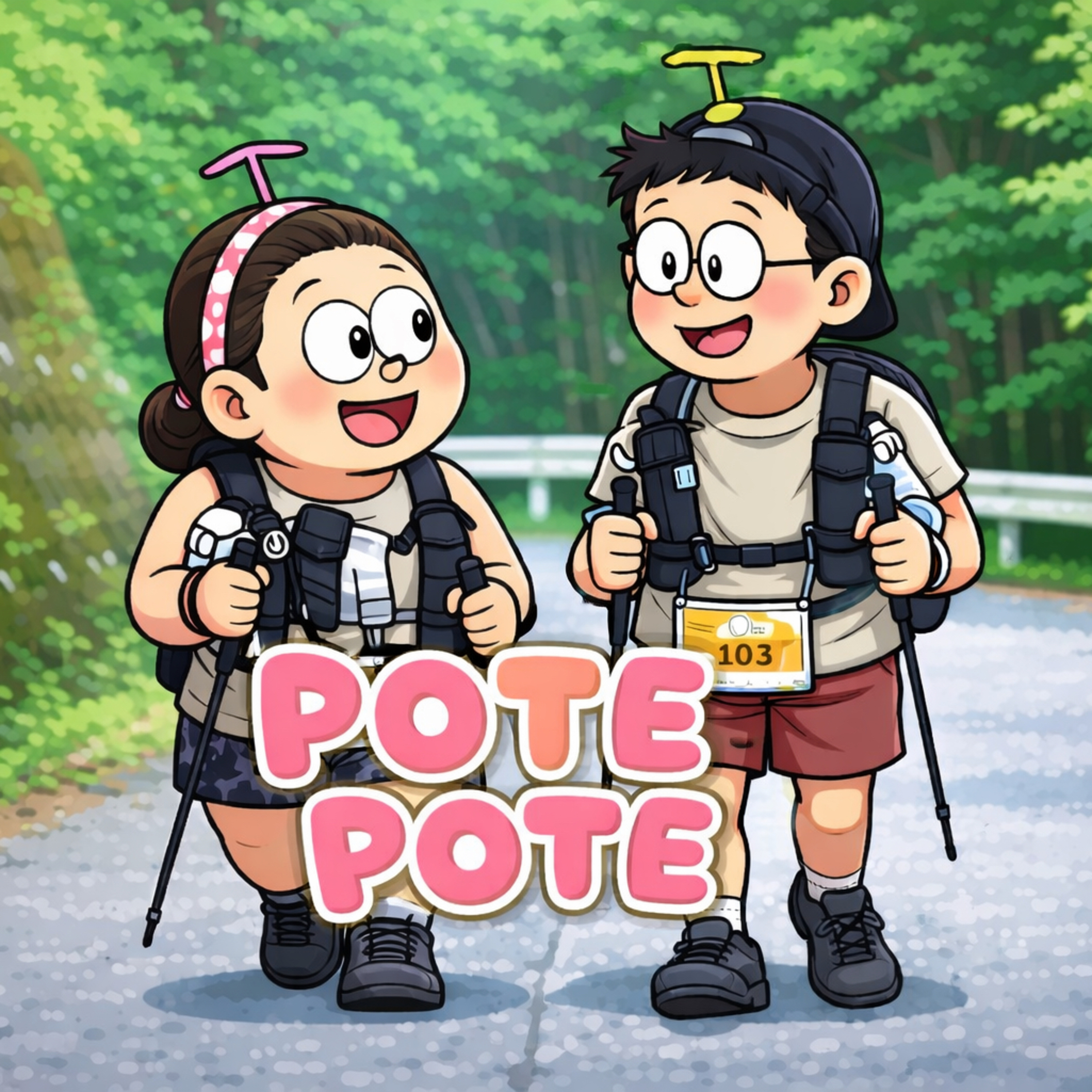 ポテポテしてる？