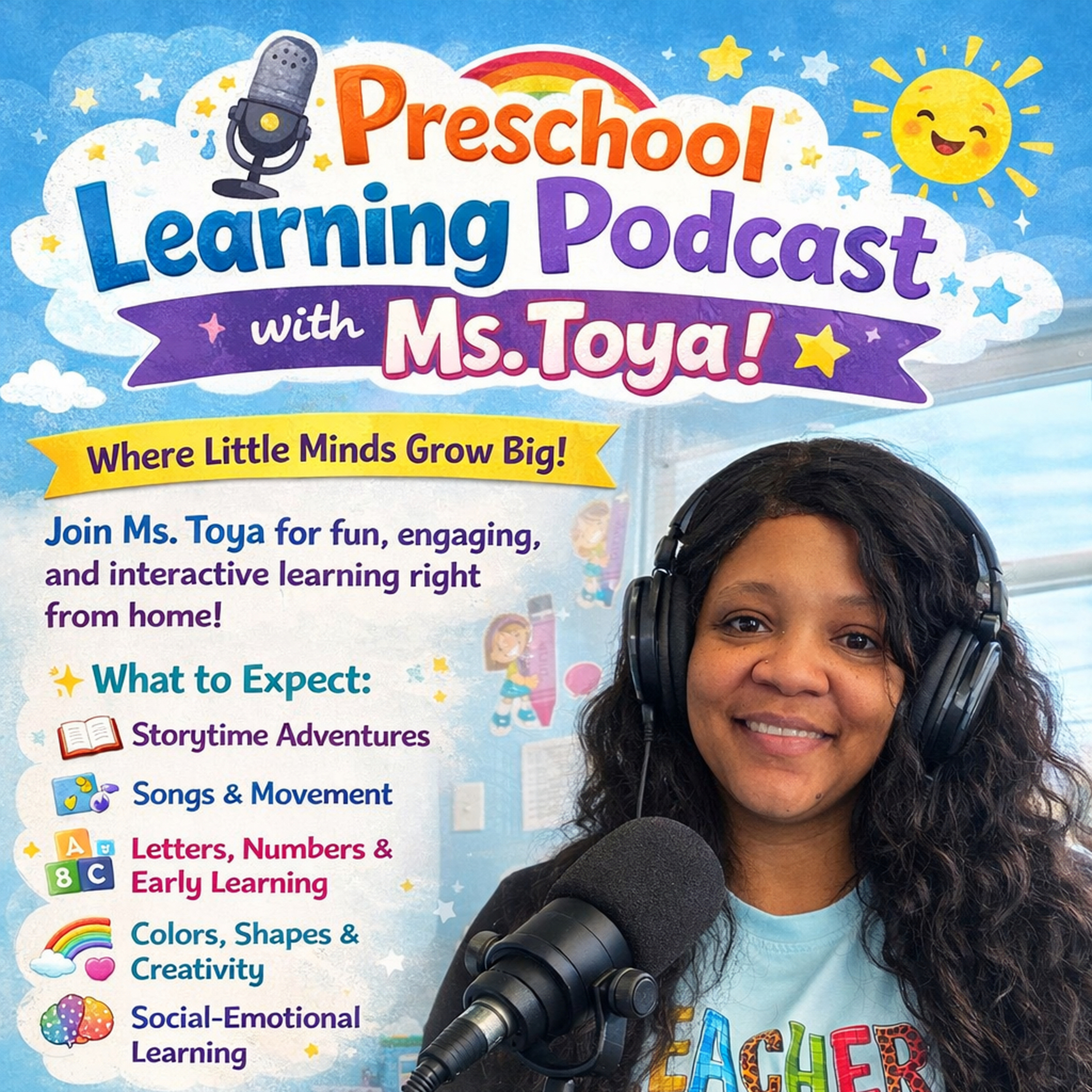 Preschool learning with Ms. Toya