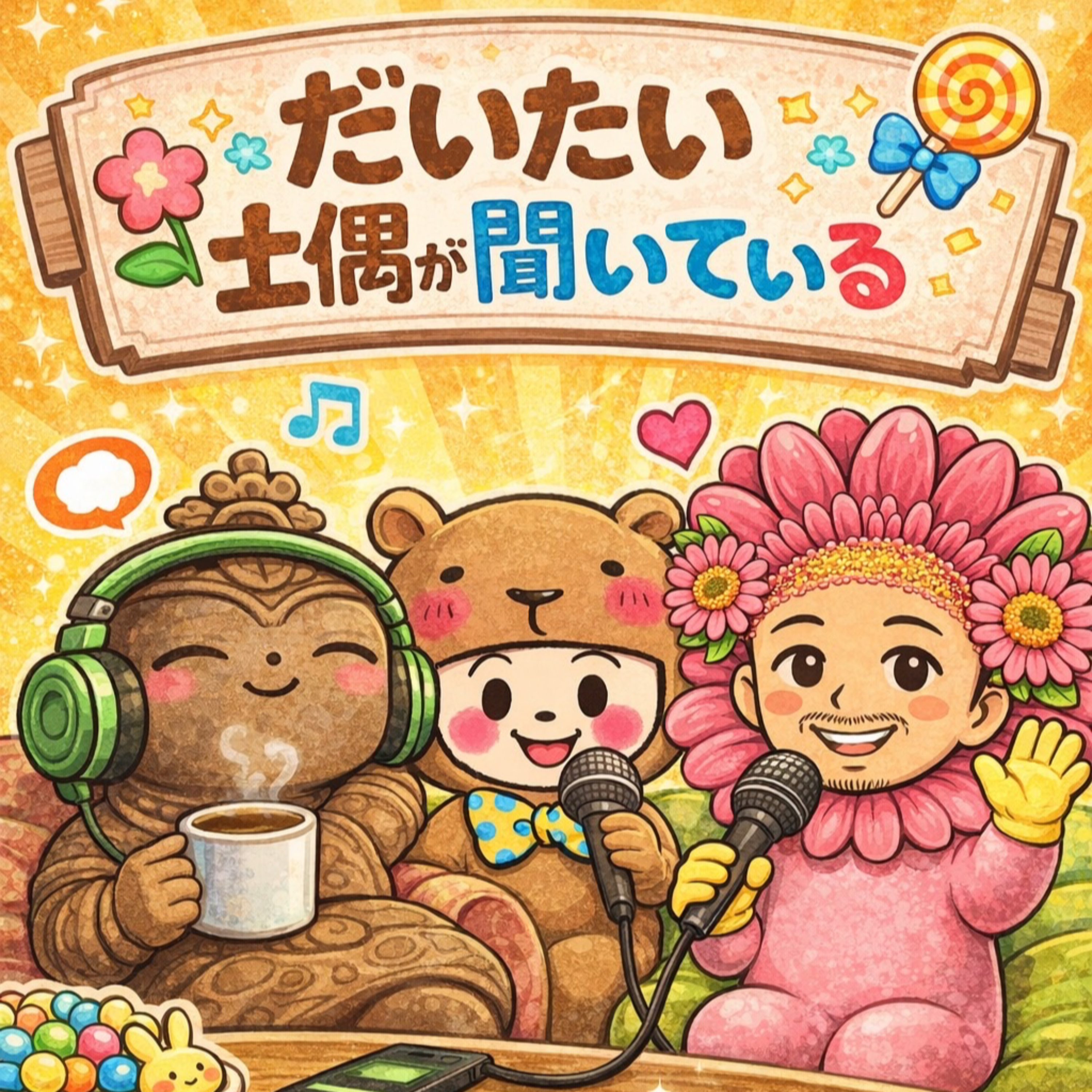だいたい土偶が聞いている