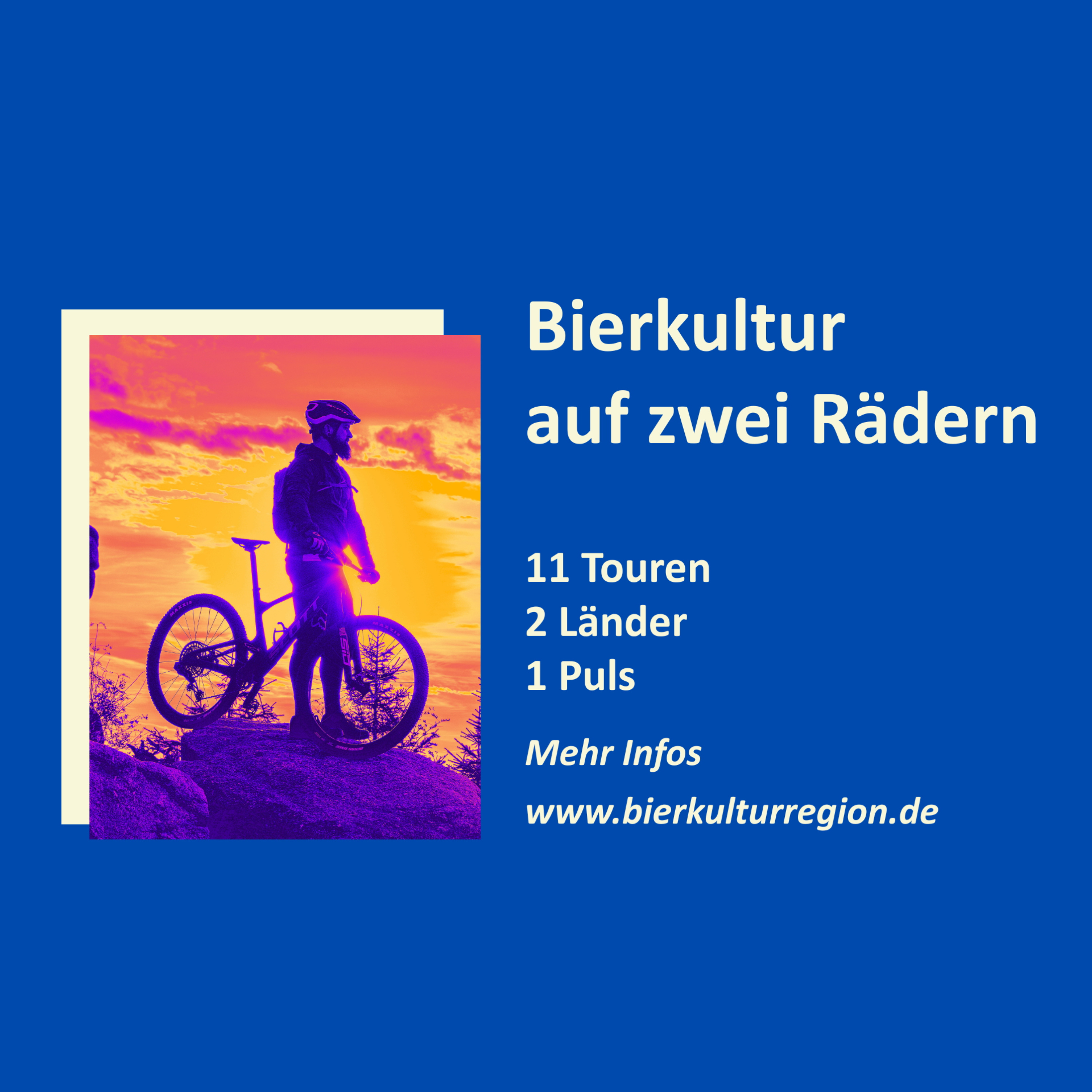 Bierkultur auf zwei Rädern - 11 Touren • 2 Länder • 1 Puls