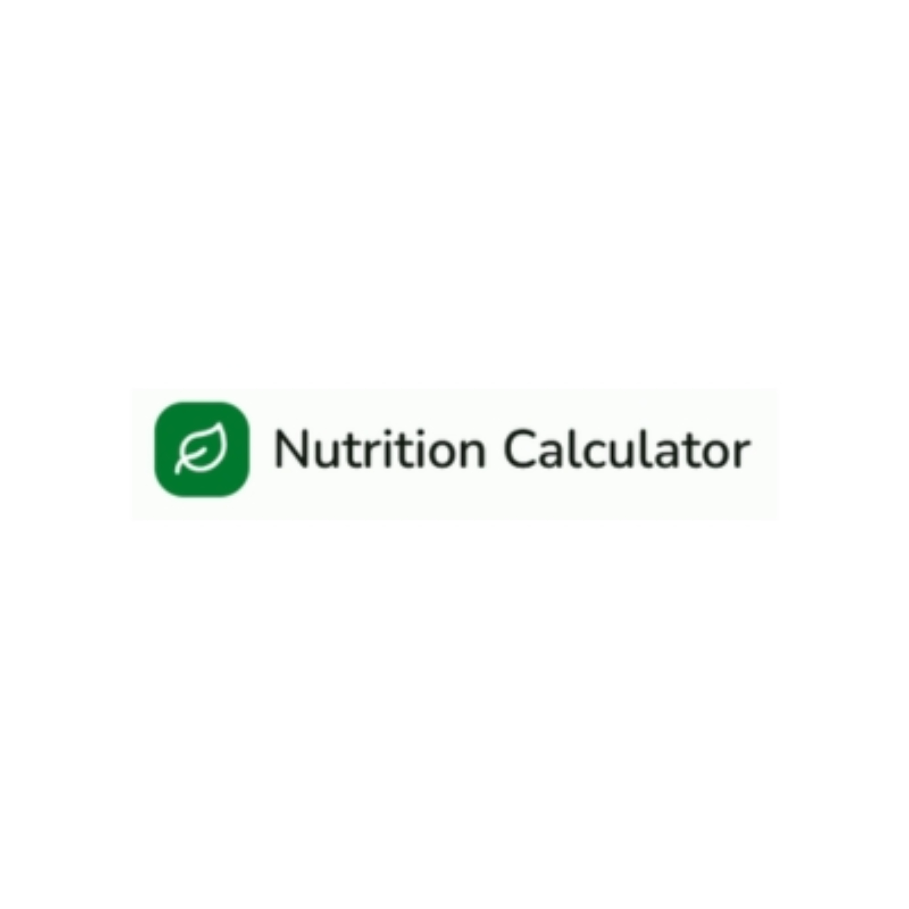 Nutrition Calculator