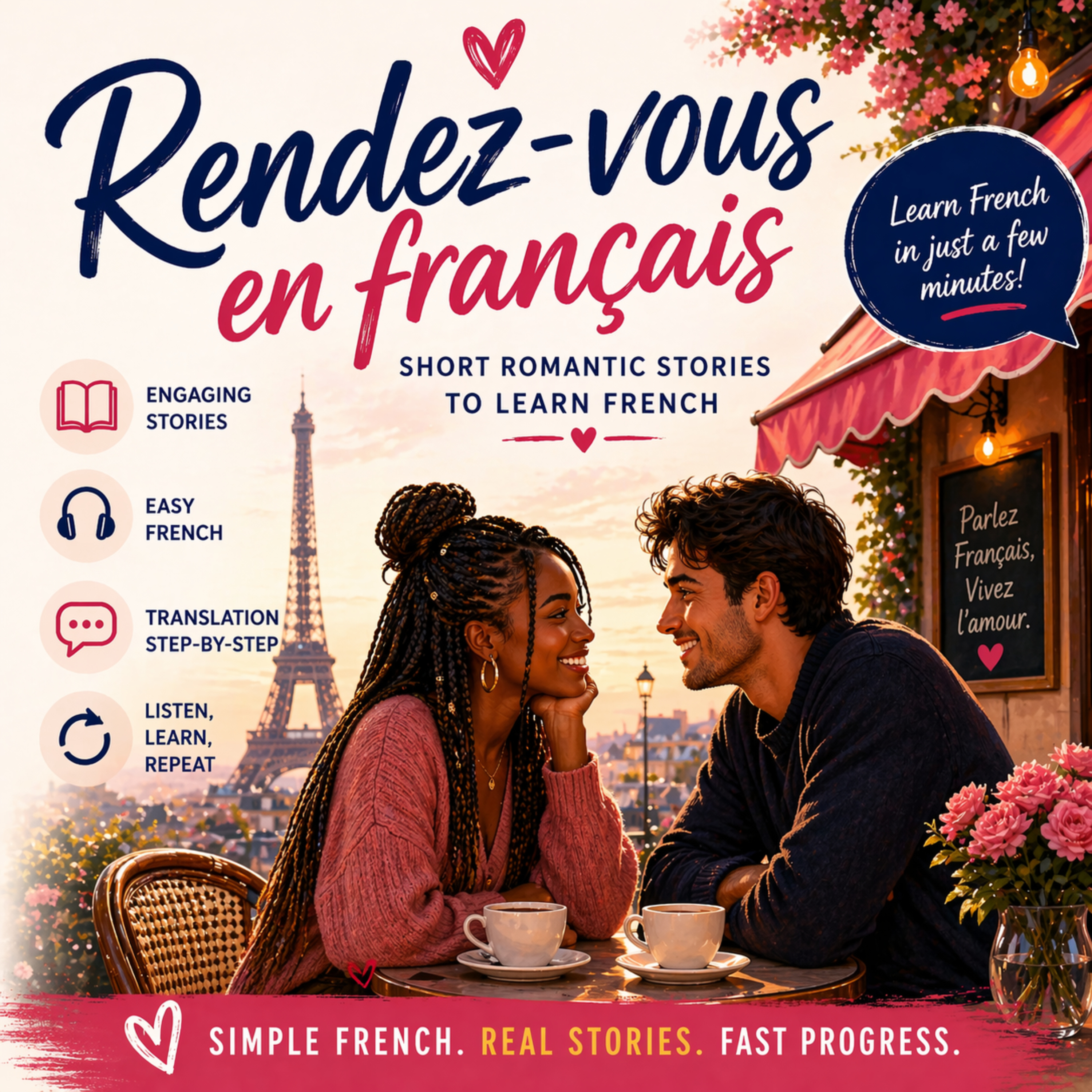 Rendez-vous en français - Short Romantic Stories to Learn French