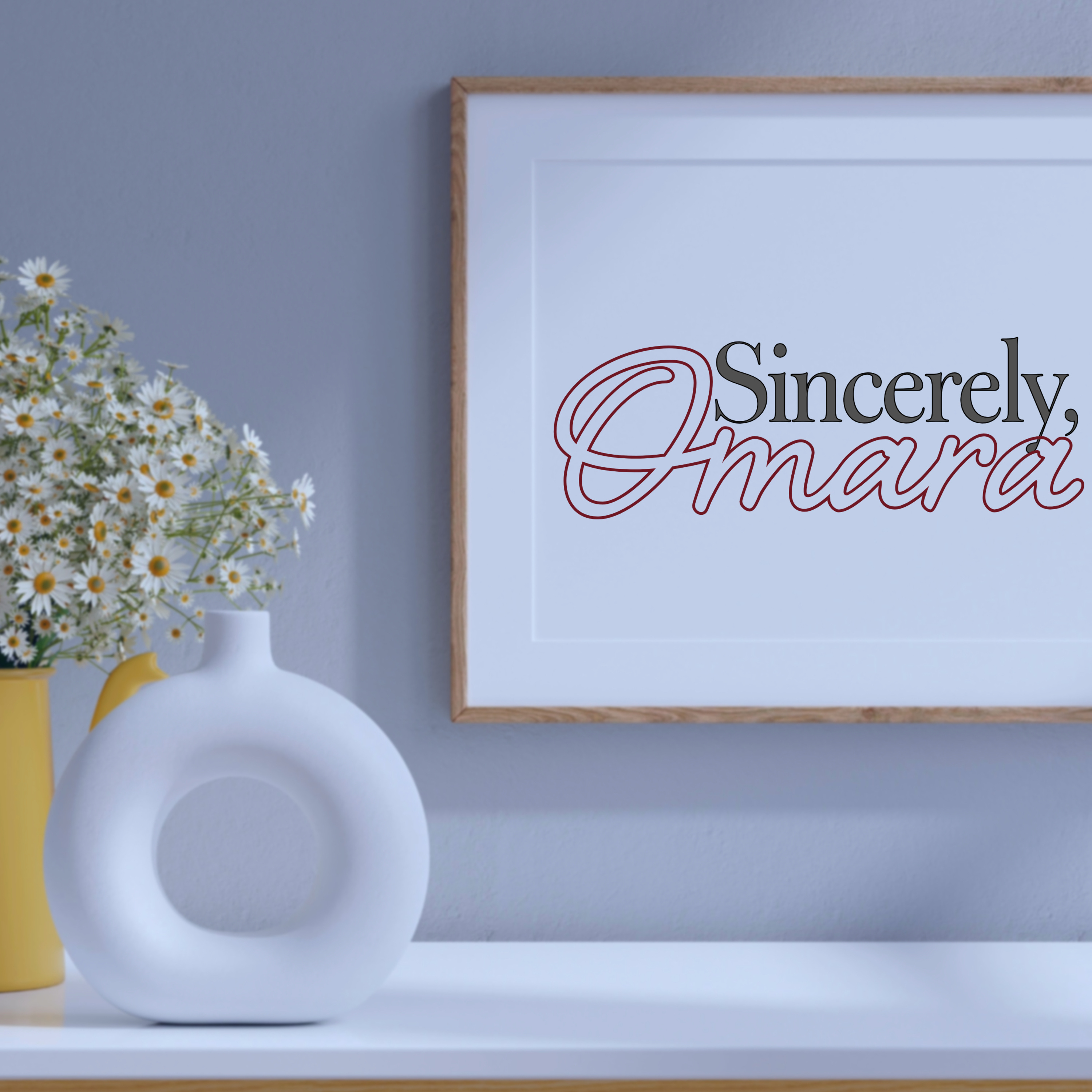 Sincerely, Omara