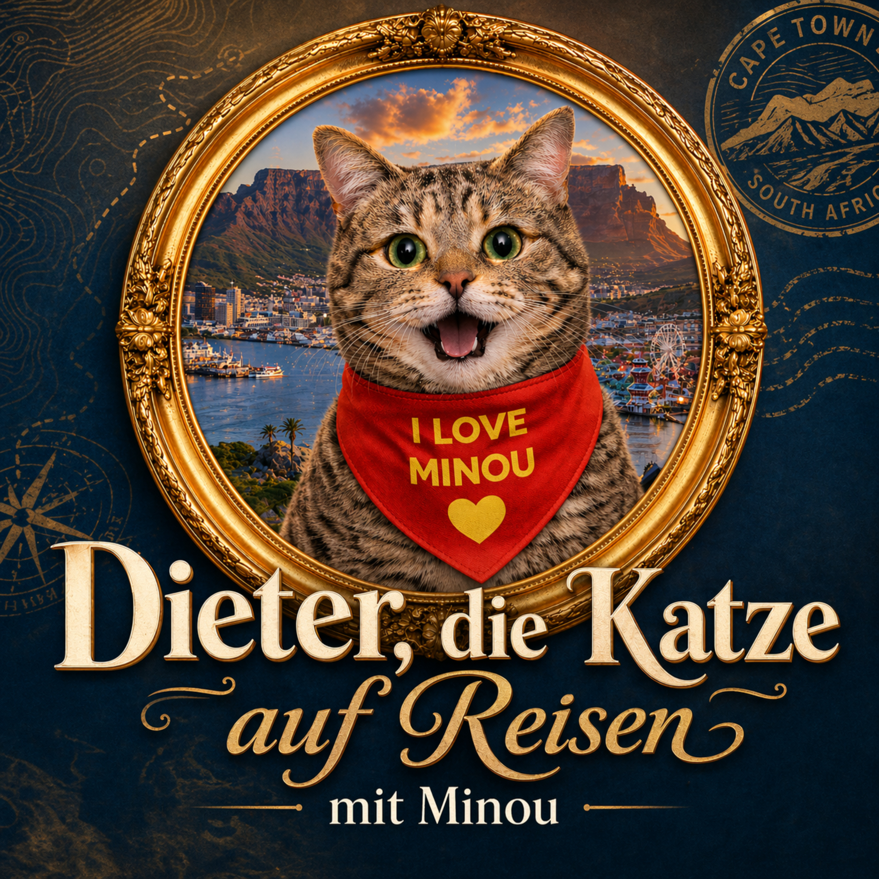 Dieter, die Katze auf Reisen mit Minou