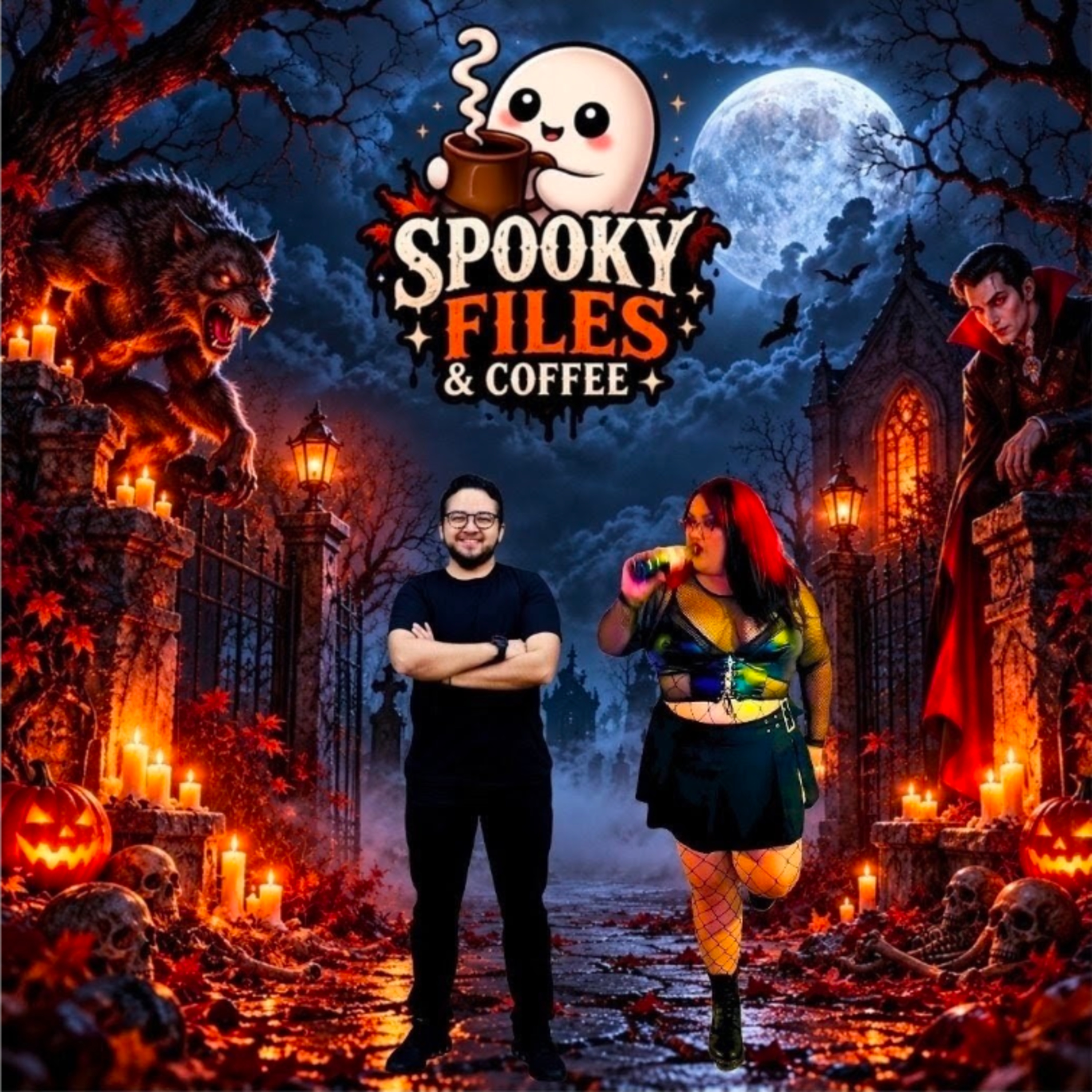 Spooky Files and Coffee podcast artwork