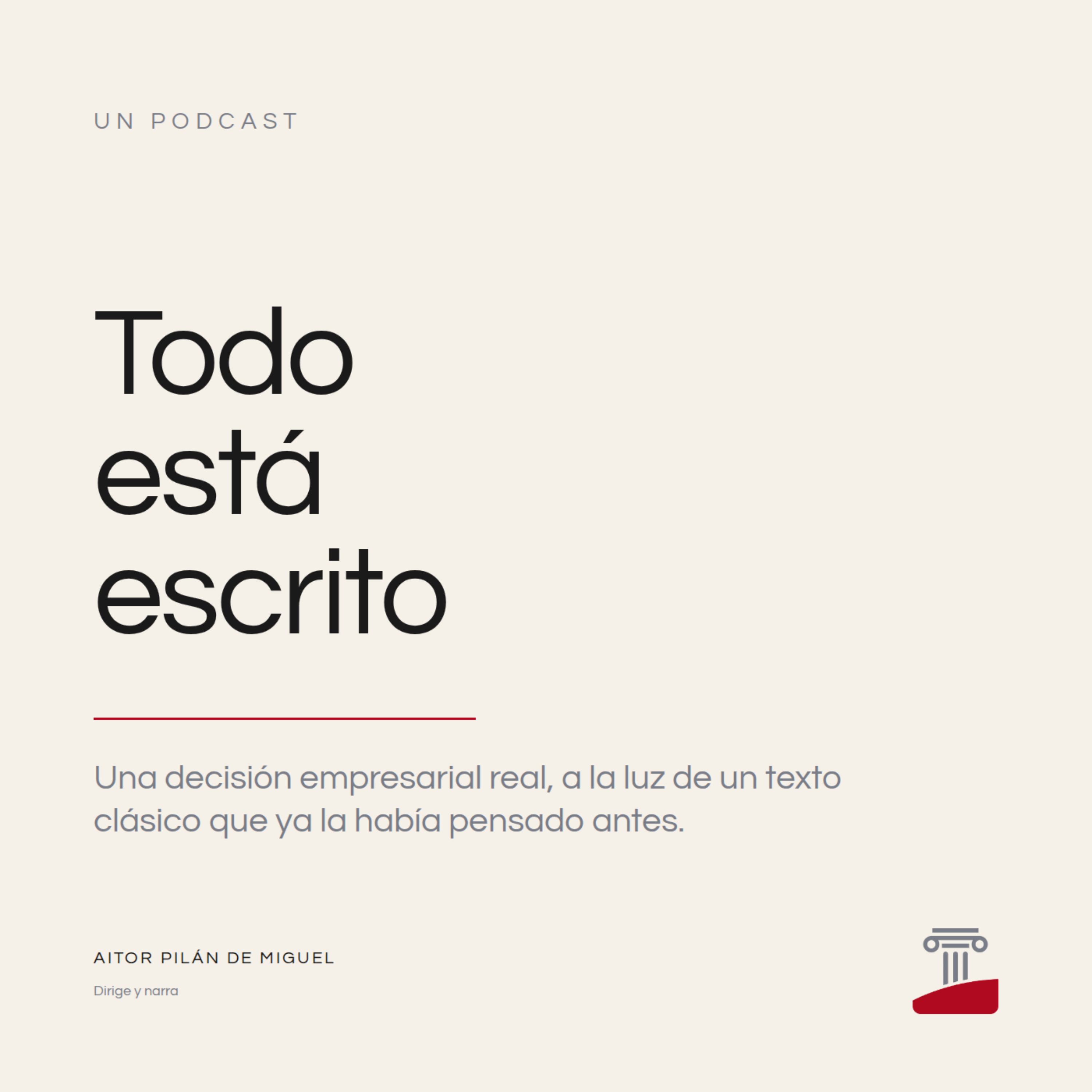 Todo está escrito