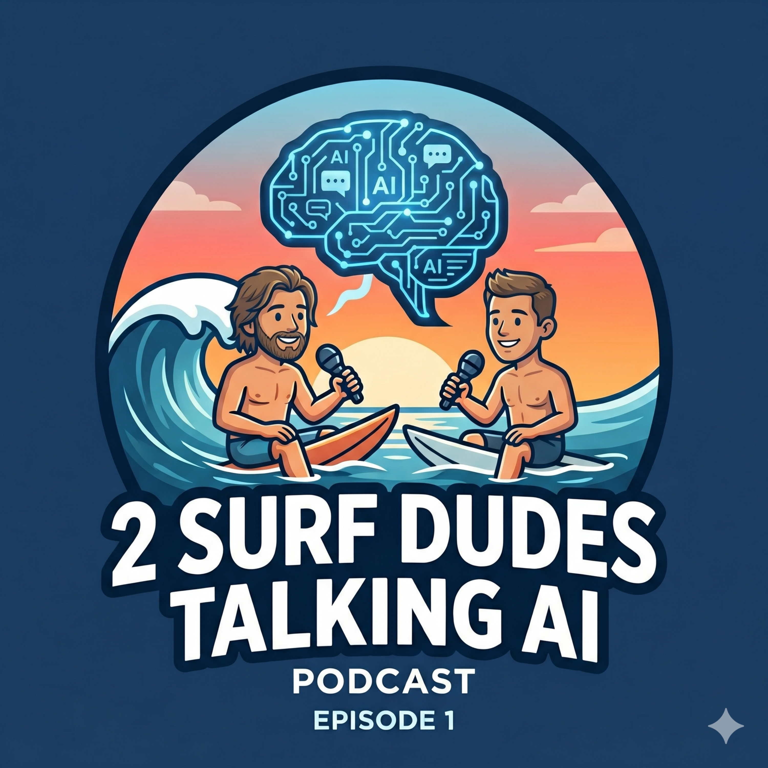2 Surf Dudes Talking AI