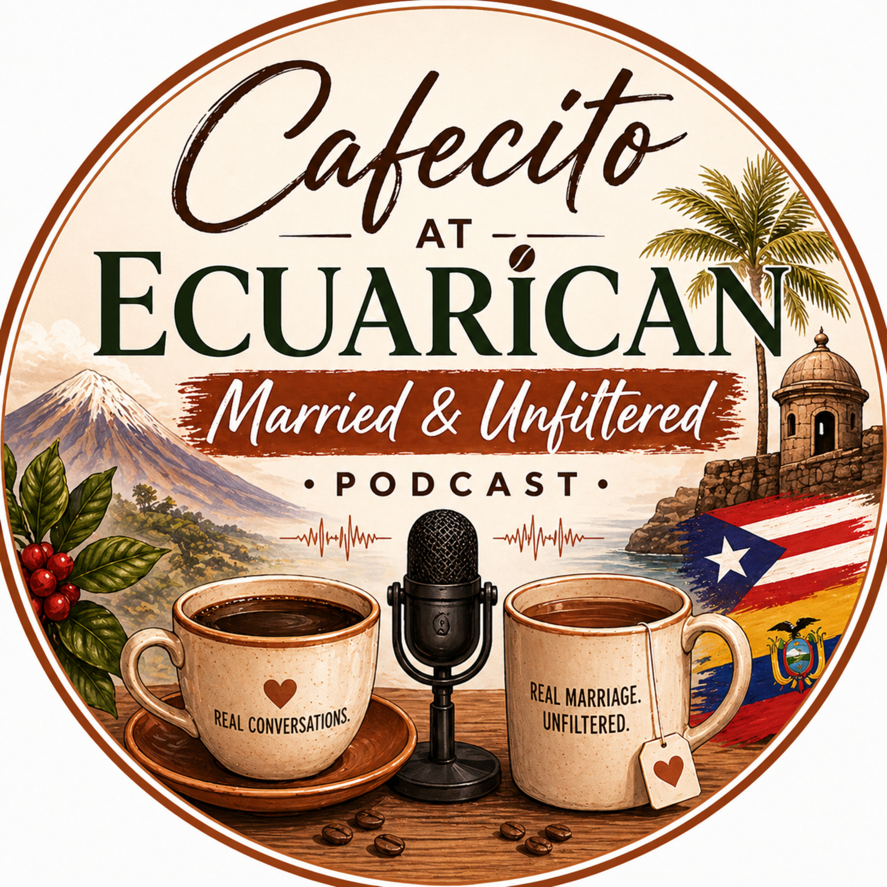 Cafecito at Ecuarican: Married & Unfiltered Podcast