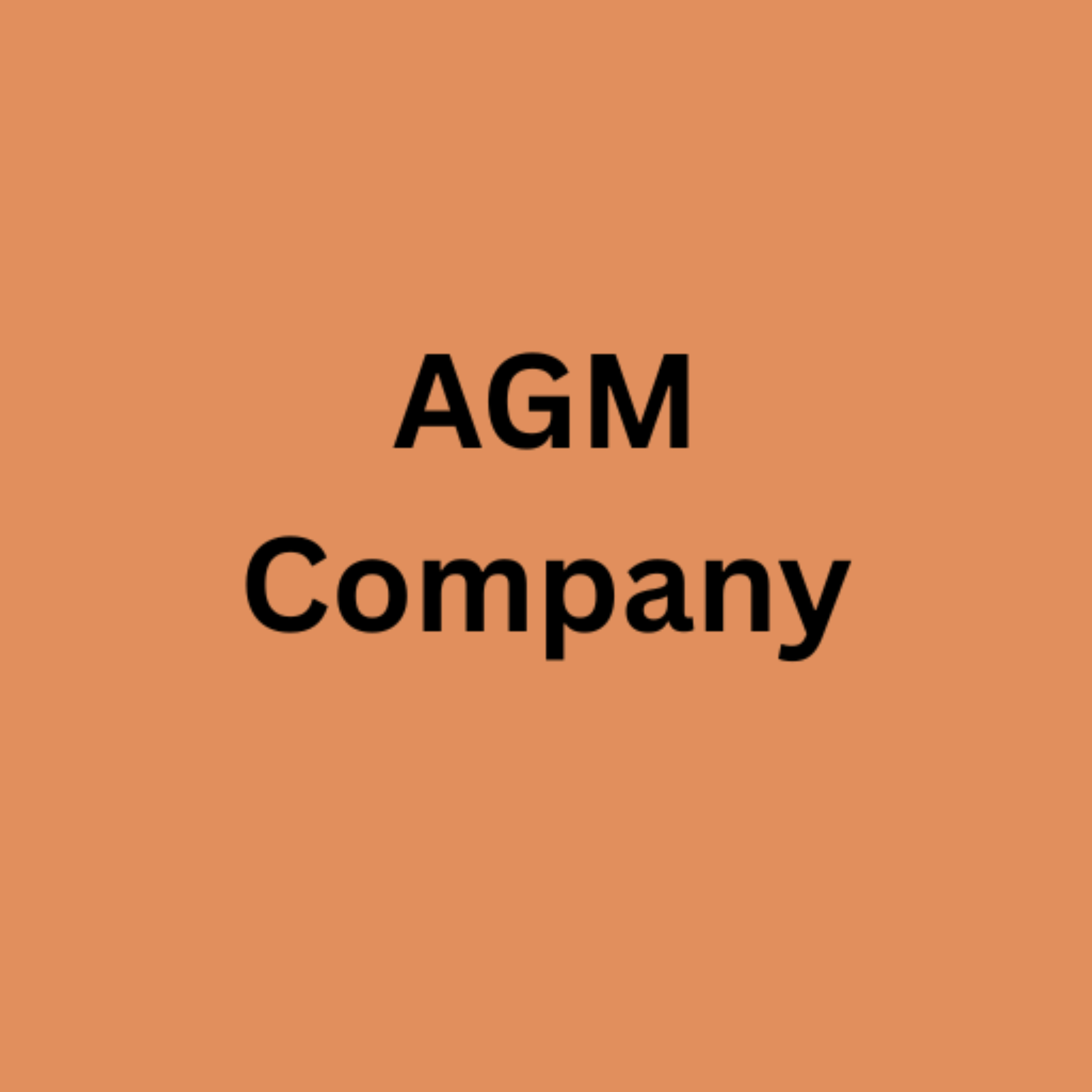 AGM Company Trusted Solutions