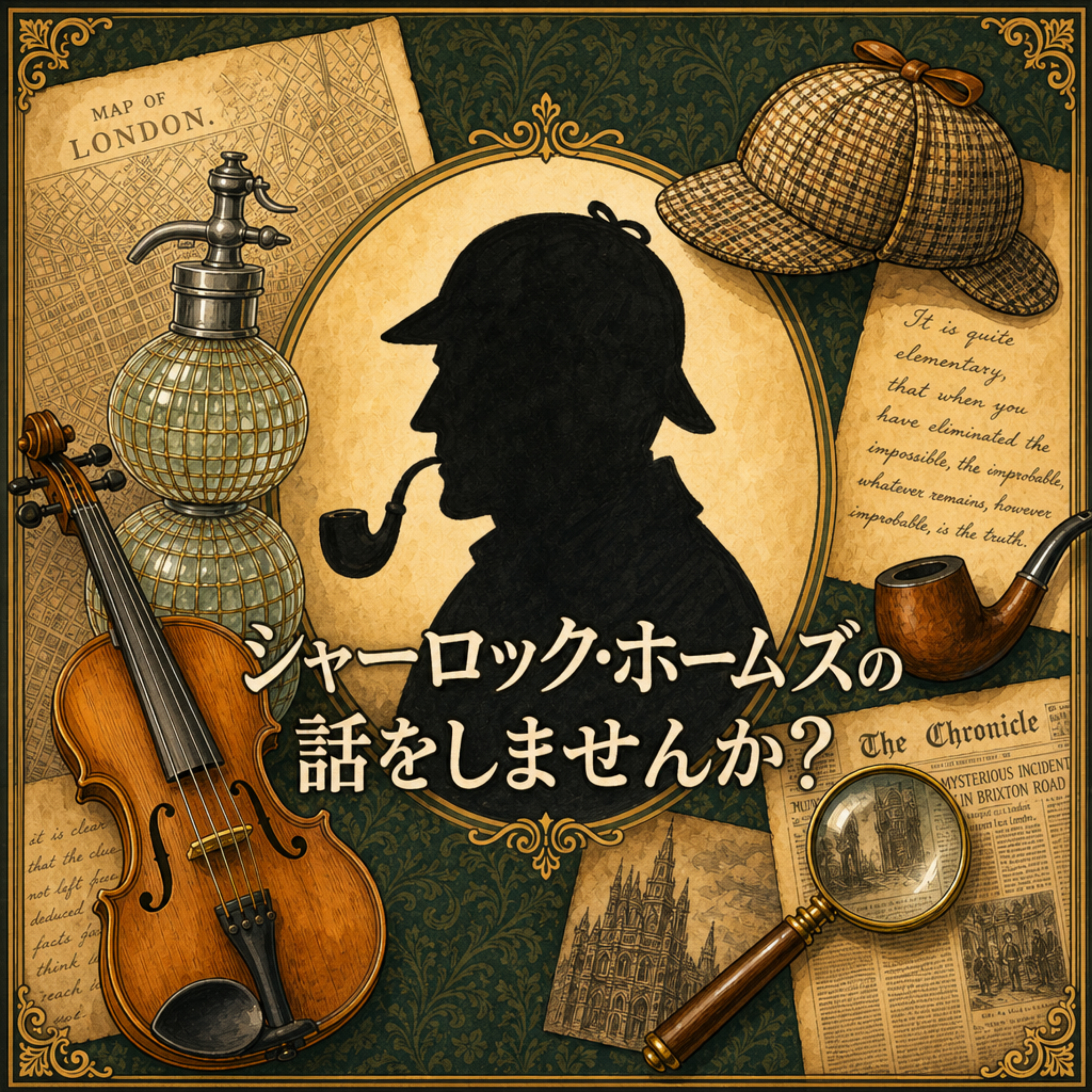 シャーロック・ホームズの話をしませんか？