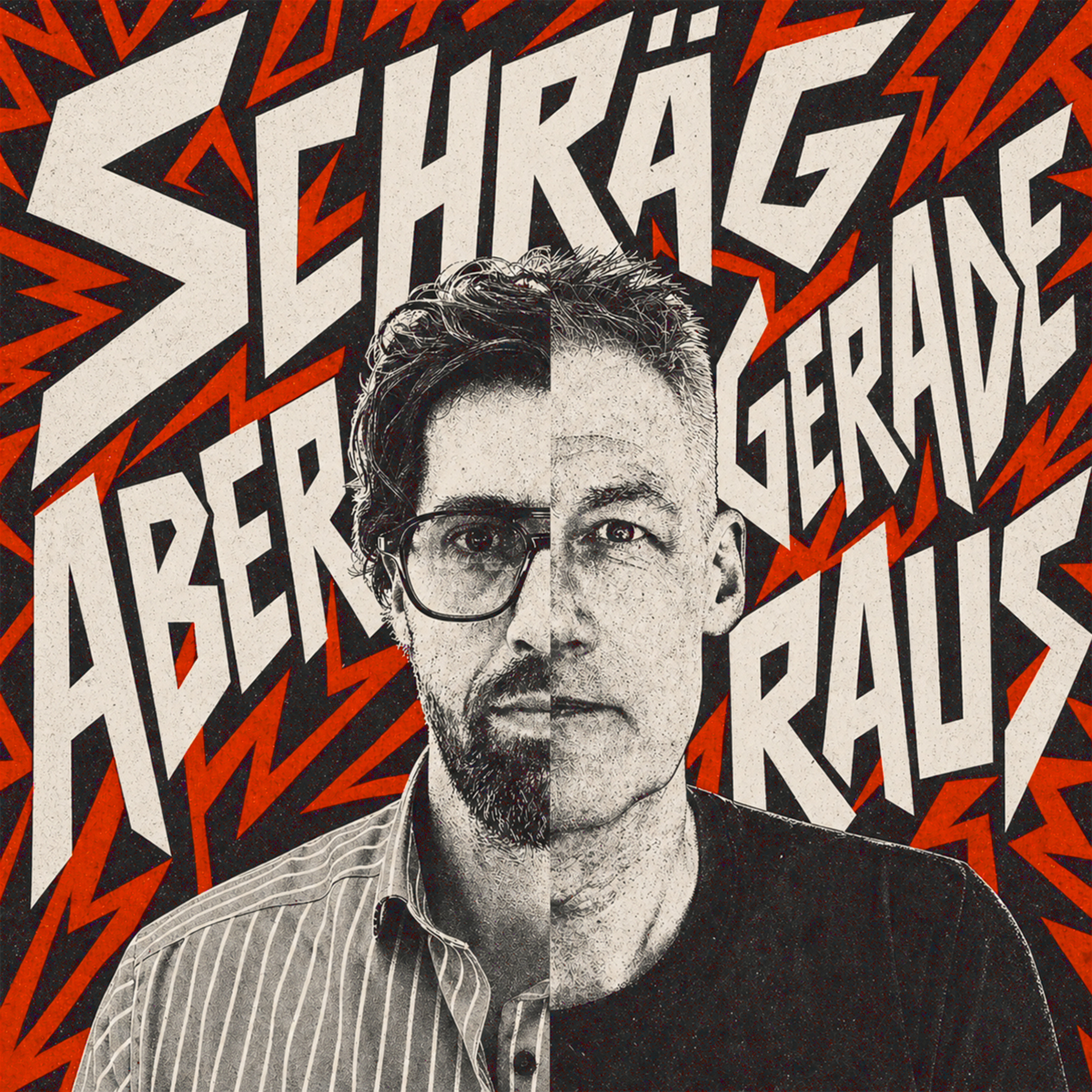 Schräg aber geraderaus