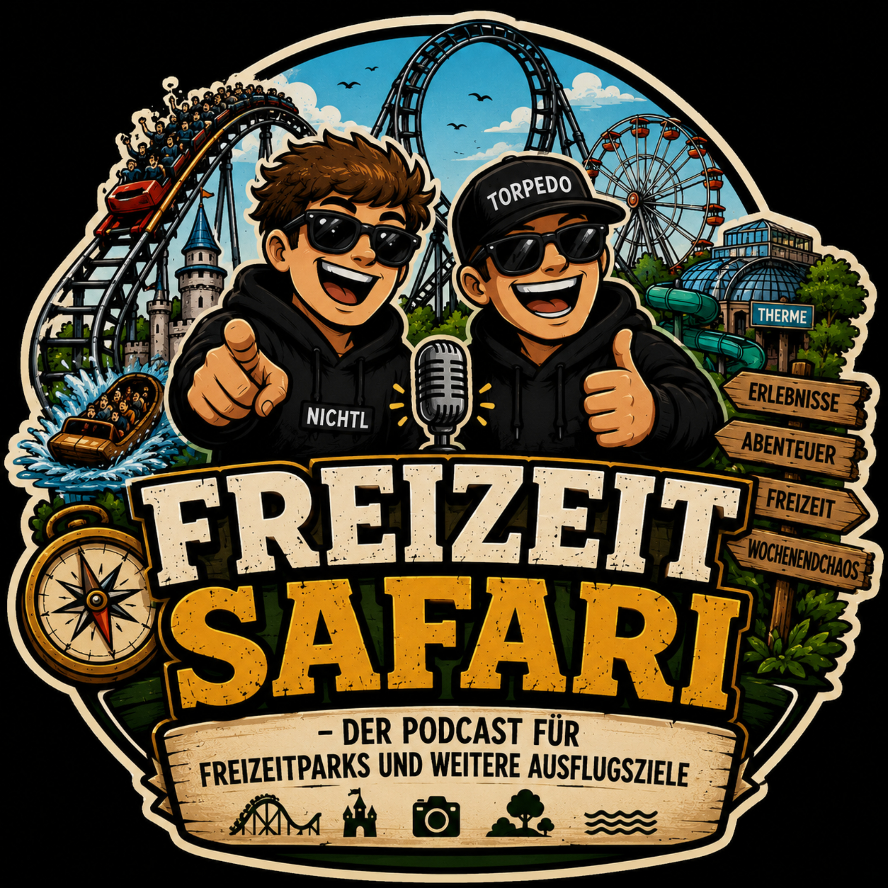 Freizeitsafari – der Podcast für Freizeitparks und weitere Ausflugsziele podcast artwork