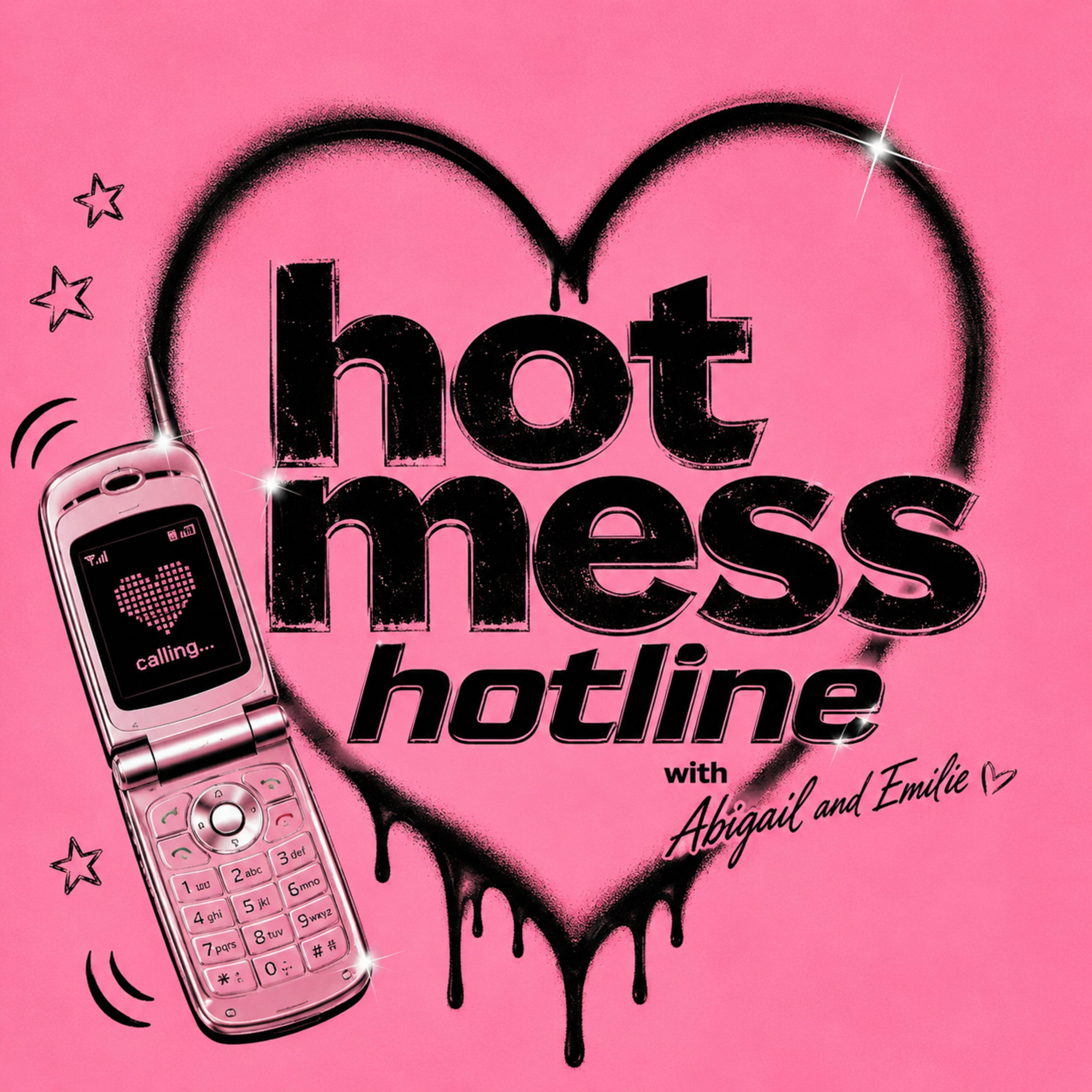 hot mess hotline podcast artwork