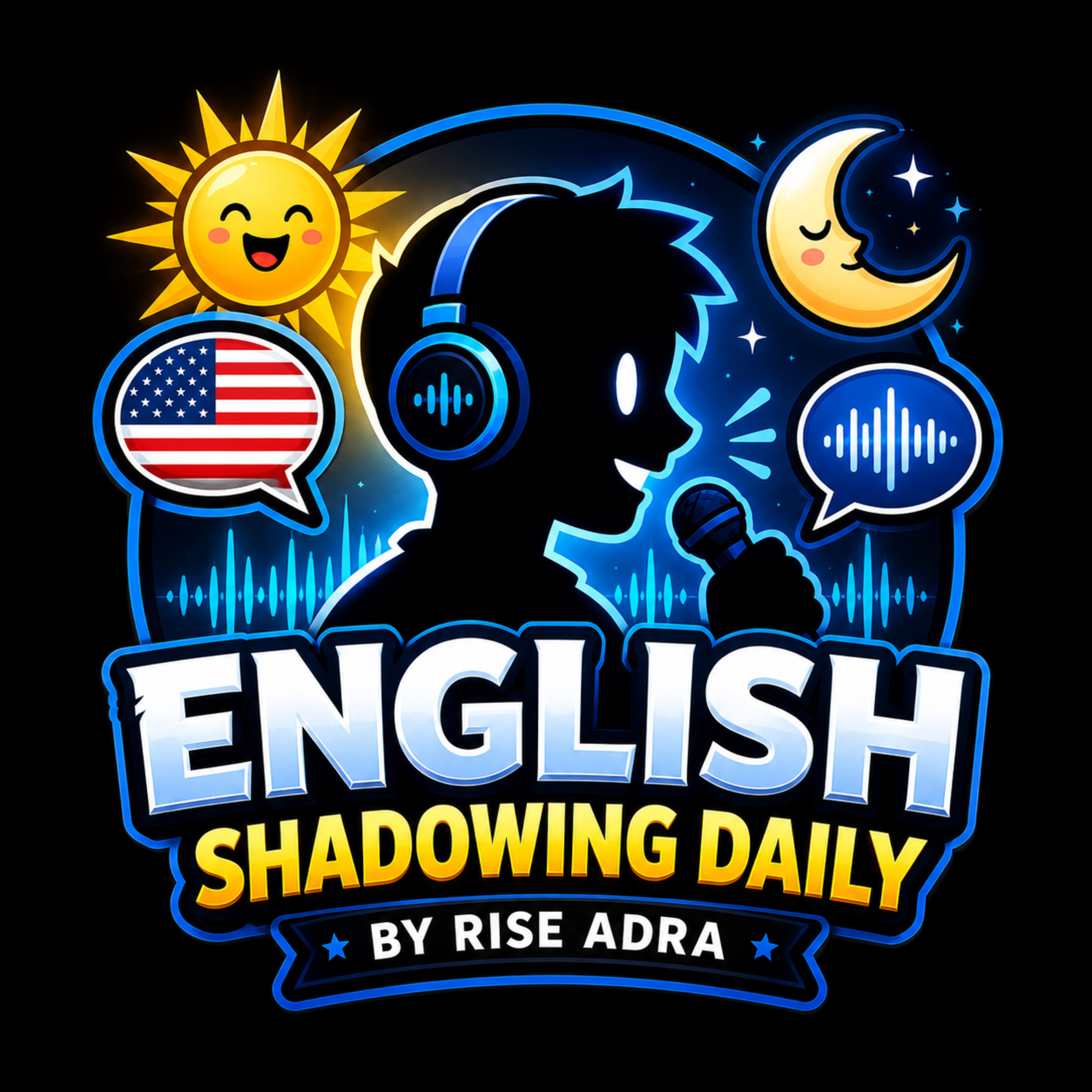 English Shadowing Daily by Rise Adra podcast artwork