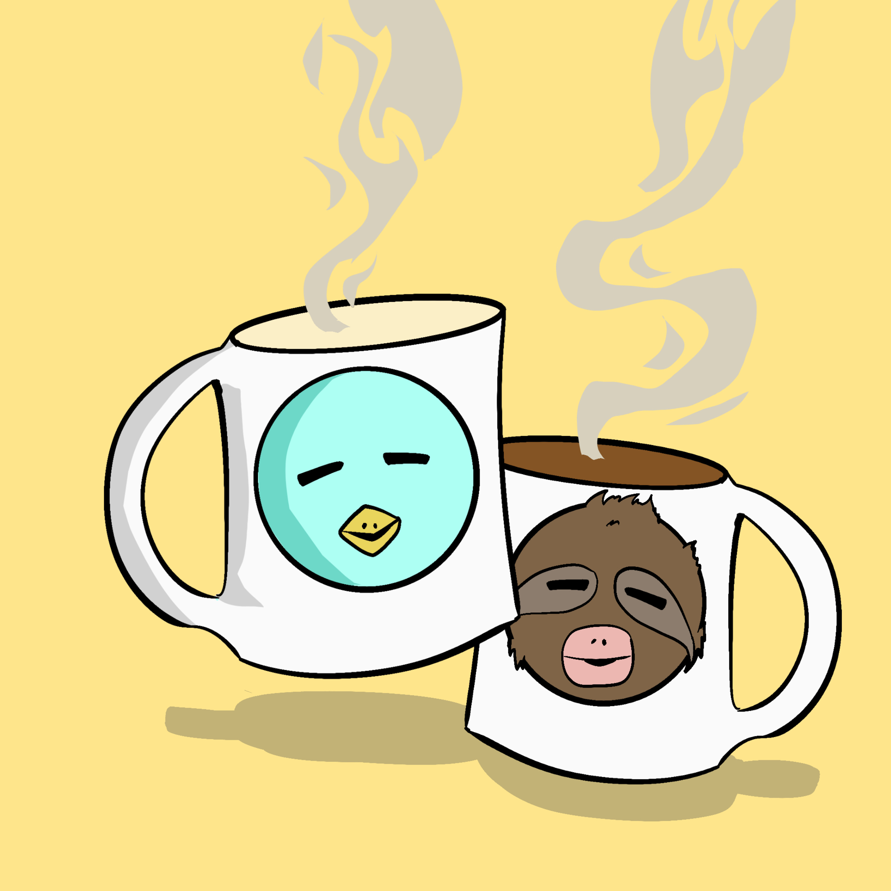 Morning tea but the other host has coffee