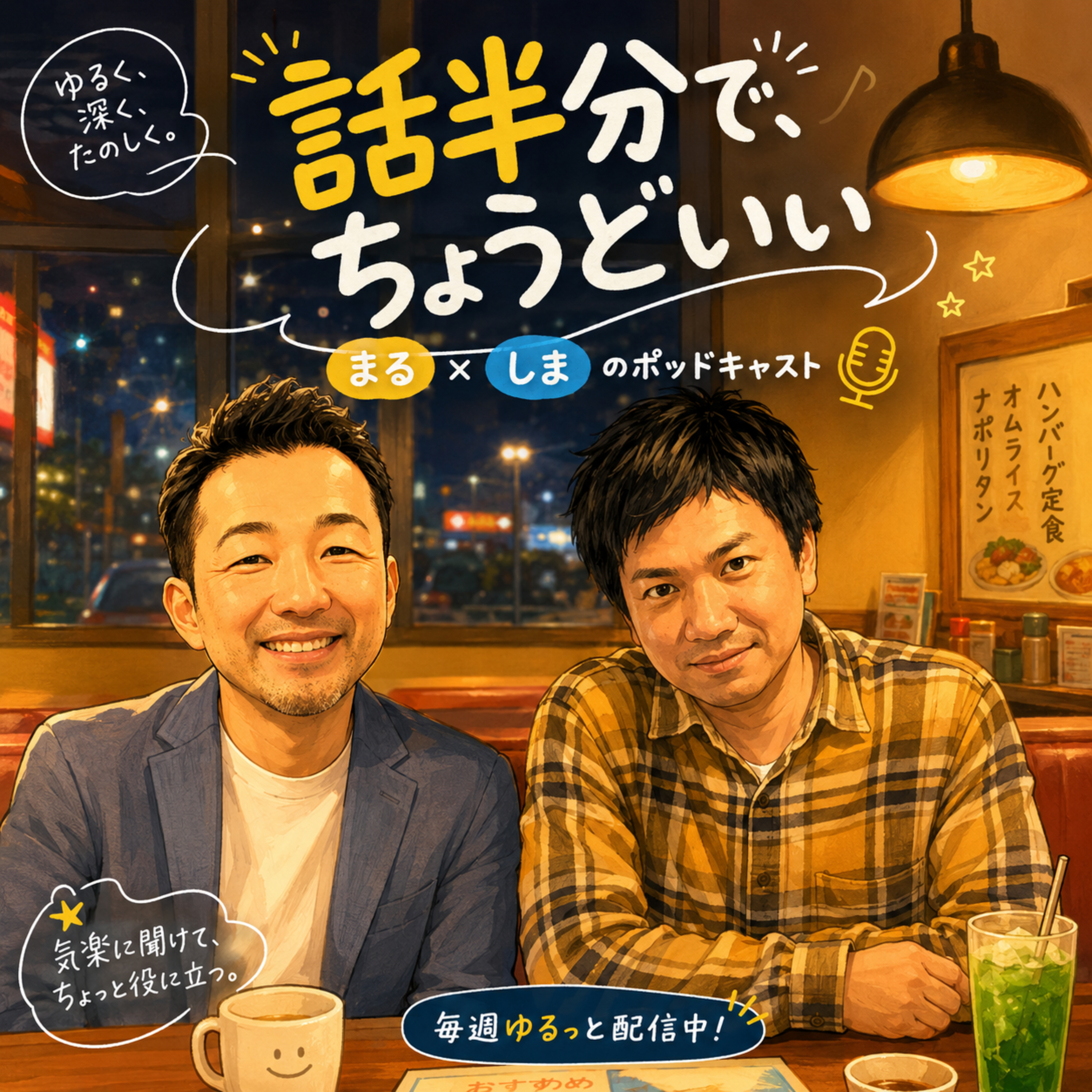 話半分で、ちょうどいい