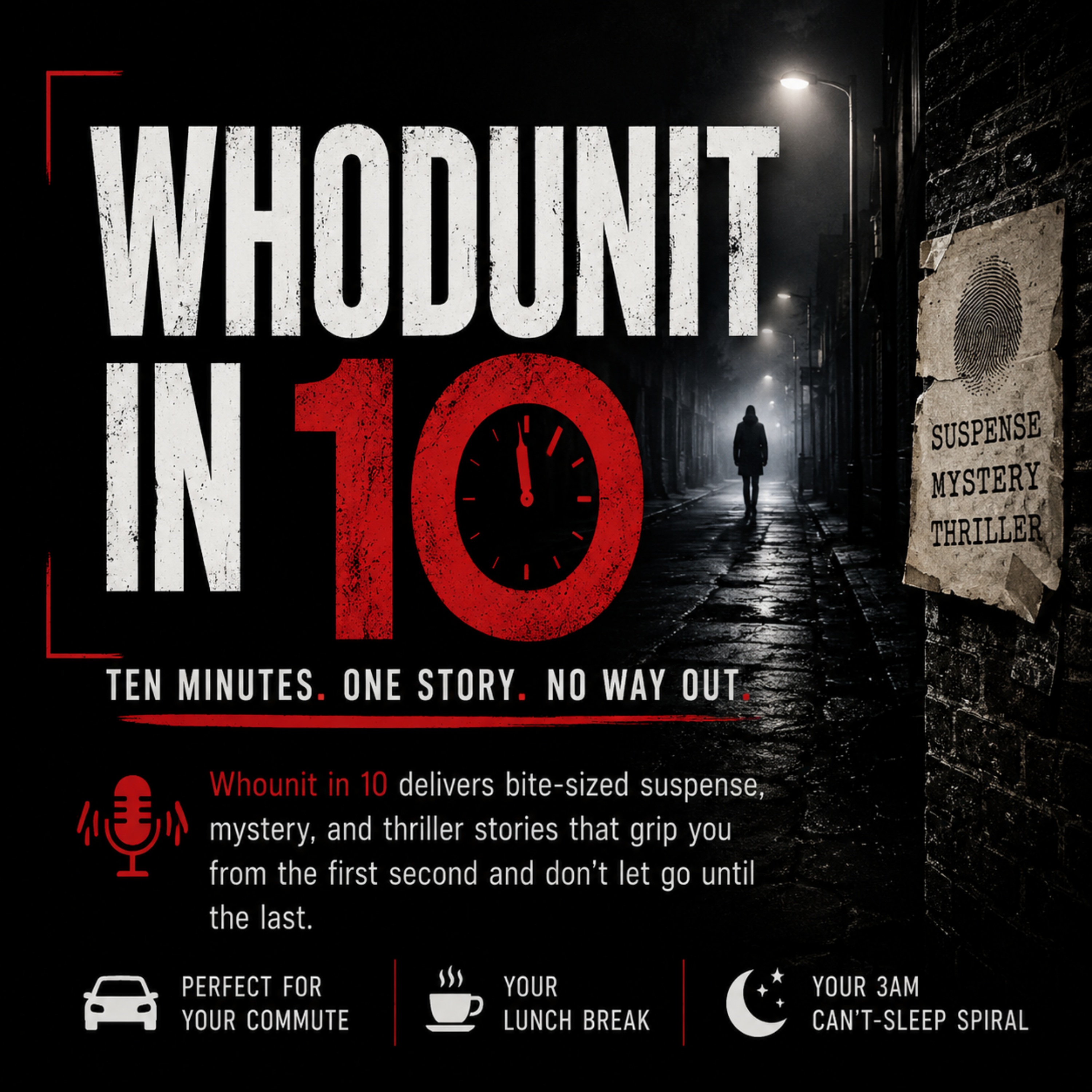 Whodunit in 10 podcast artwork