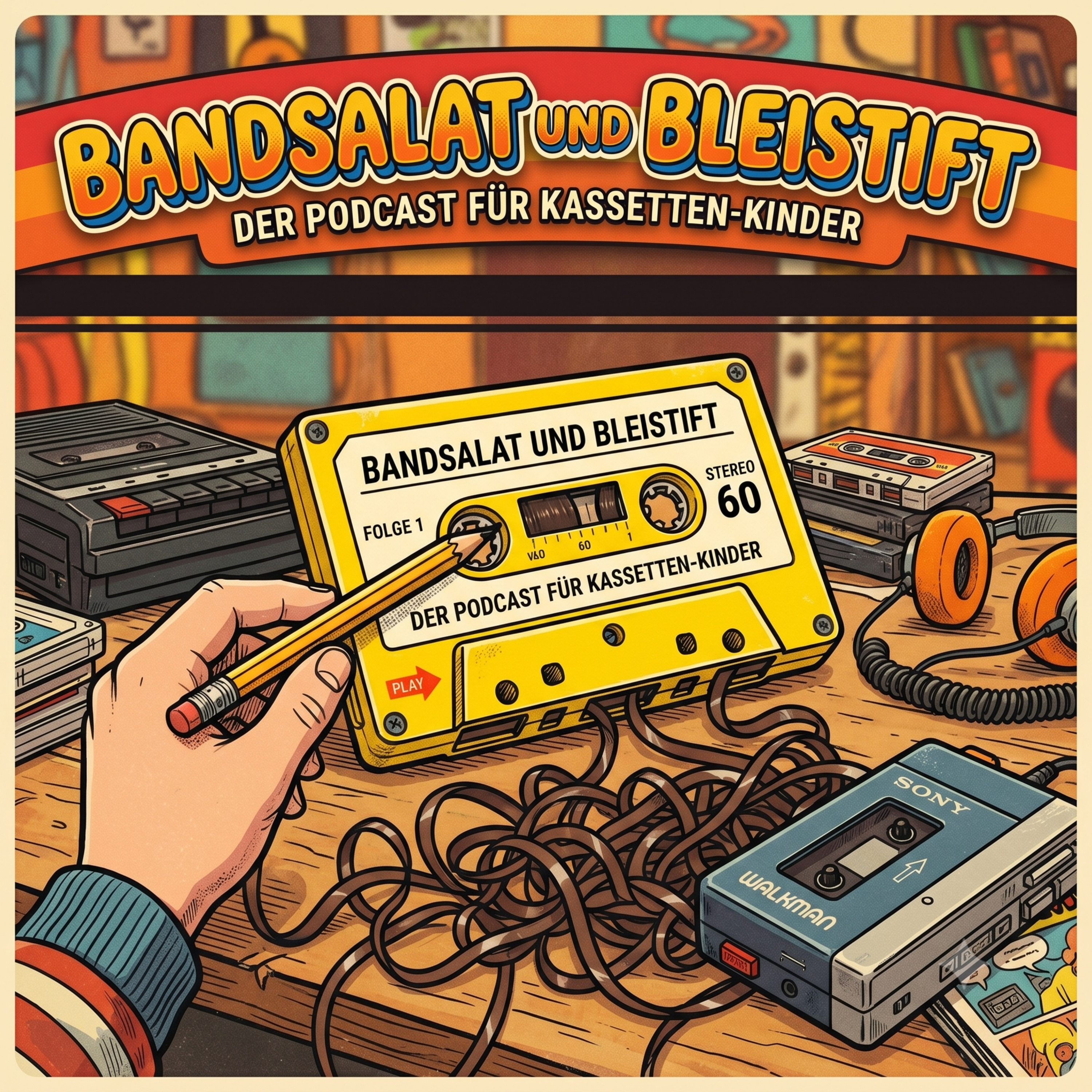 Bandsalat und Bleistift - Der Podcast für Kassetten-Kinder