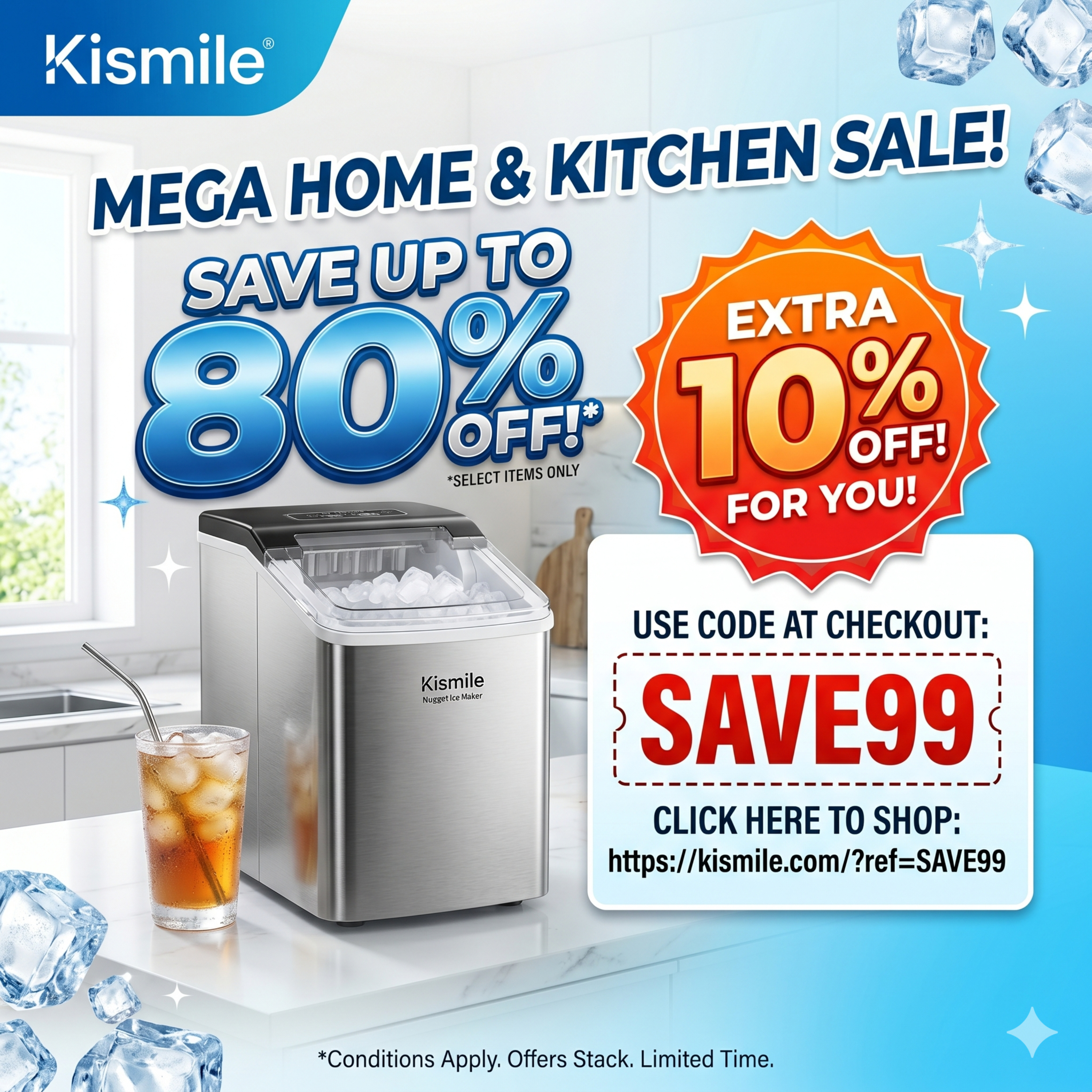 Kismile Coupon Code 2026: [SAVE99] Save Up to 80% + Extra 10% Off
