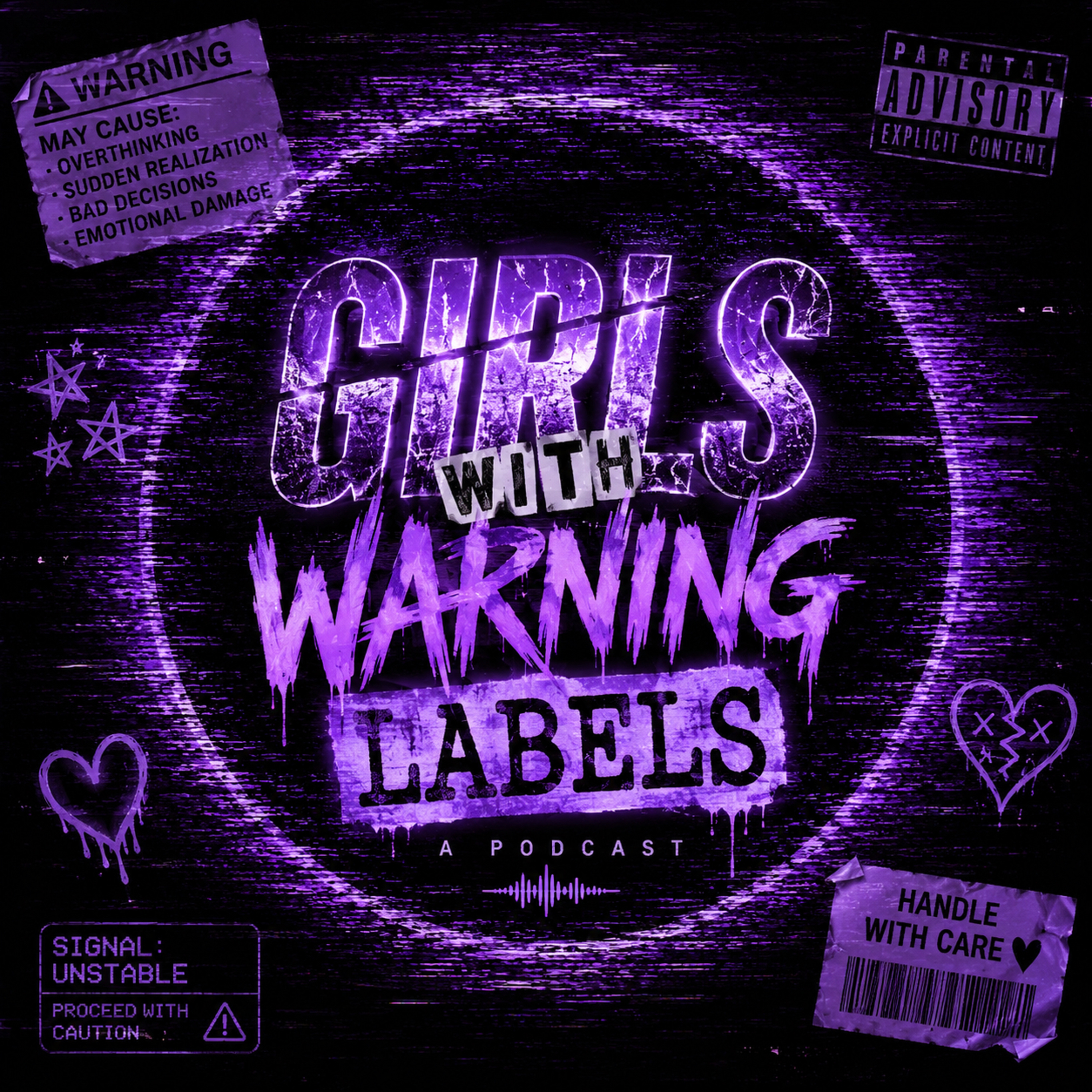 Girls Wit Warning Labels