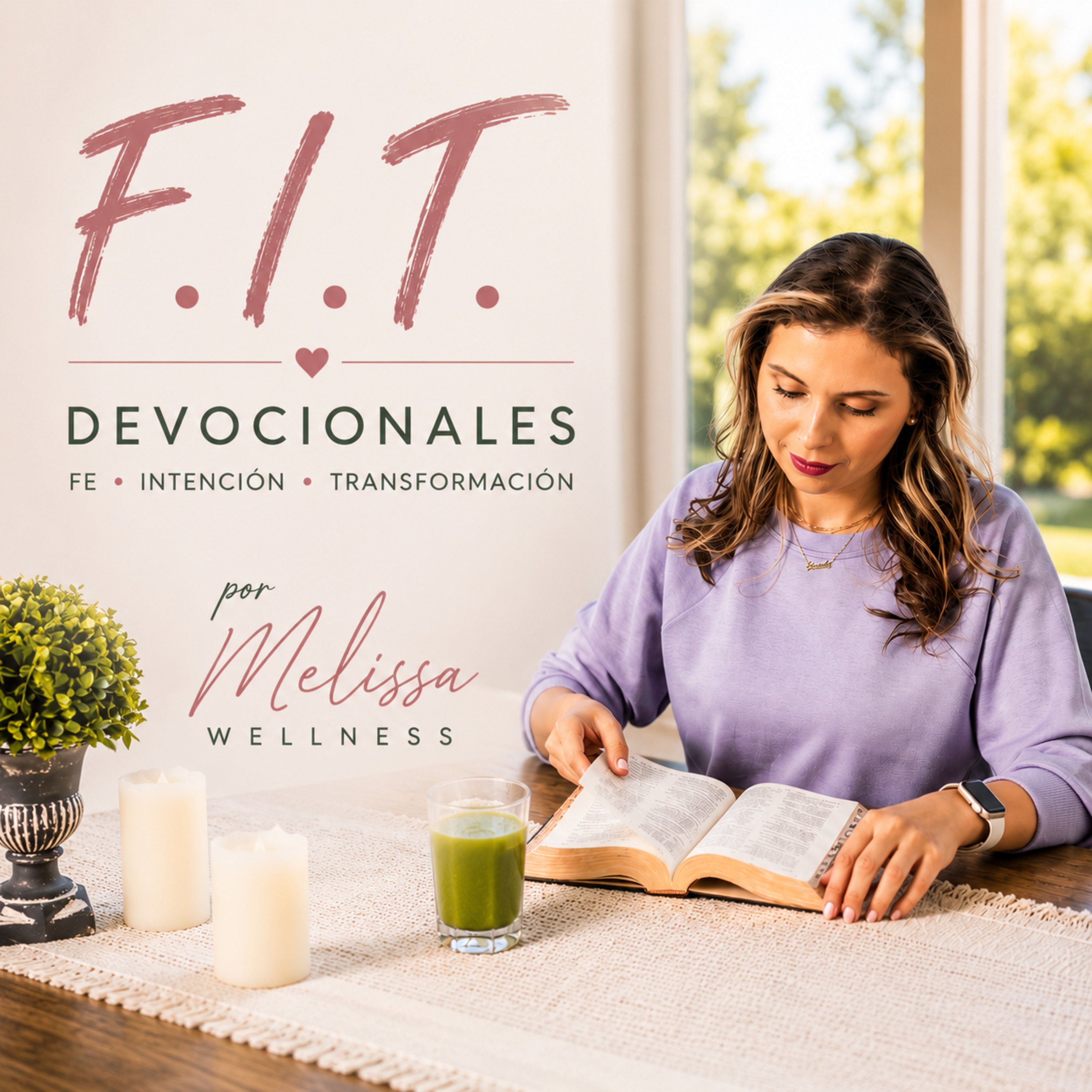 Devocionales F.I.T. - Fe, Intención y Transformación por Melissa Wellness podcast artwork