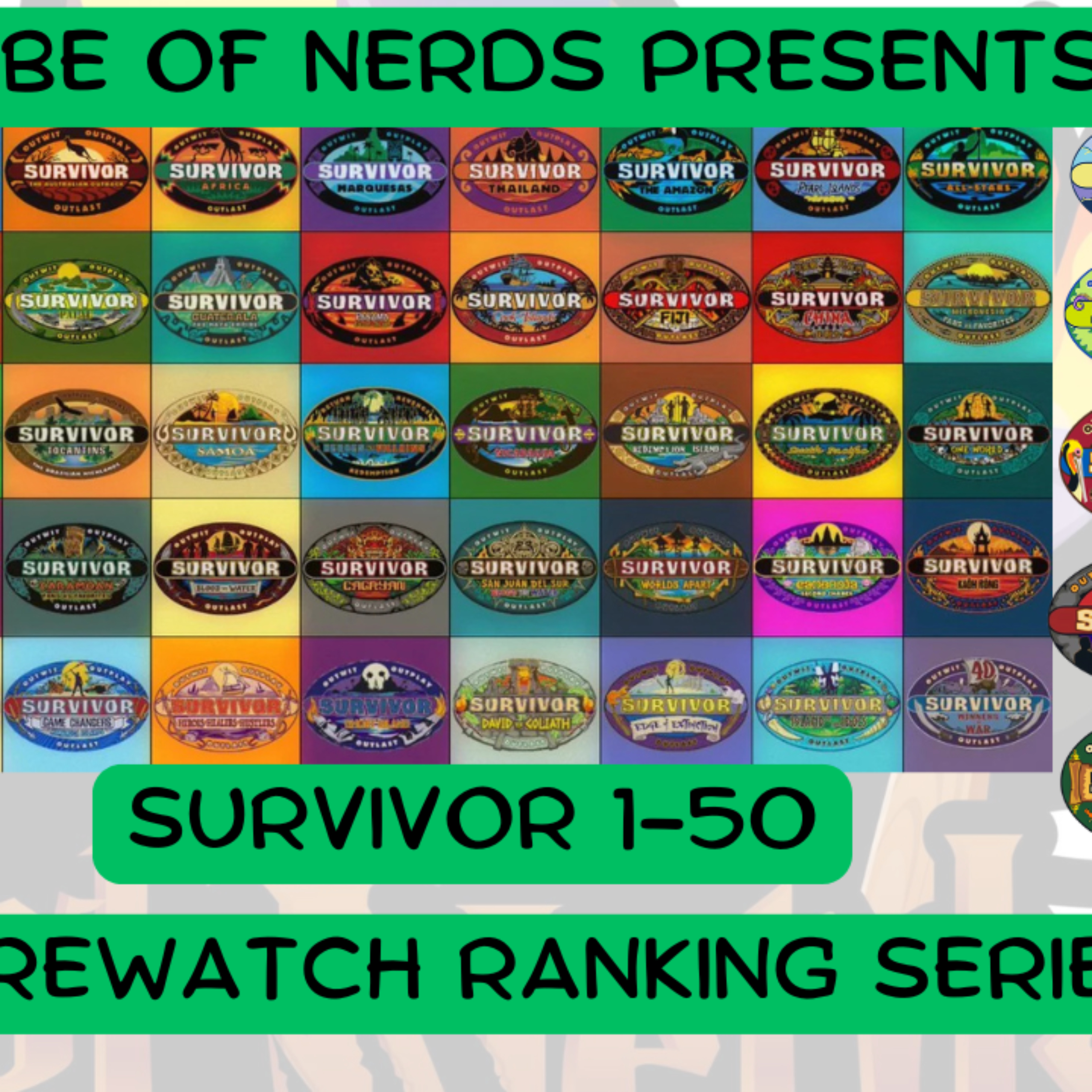 Tribe of Nerds Presents: Survivor 1-50 Rewatch Rankings Series