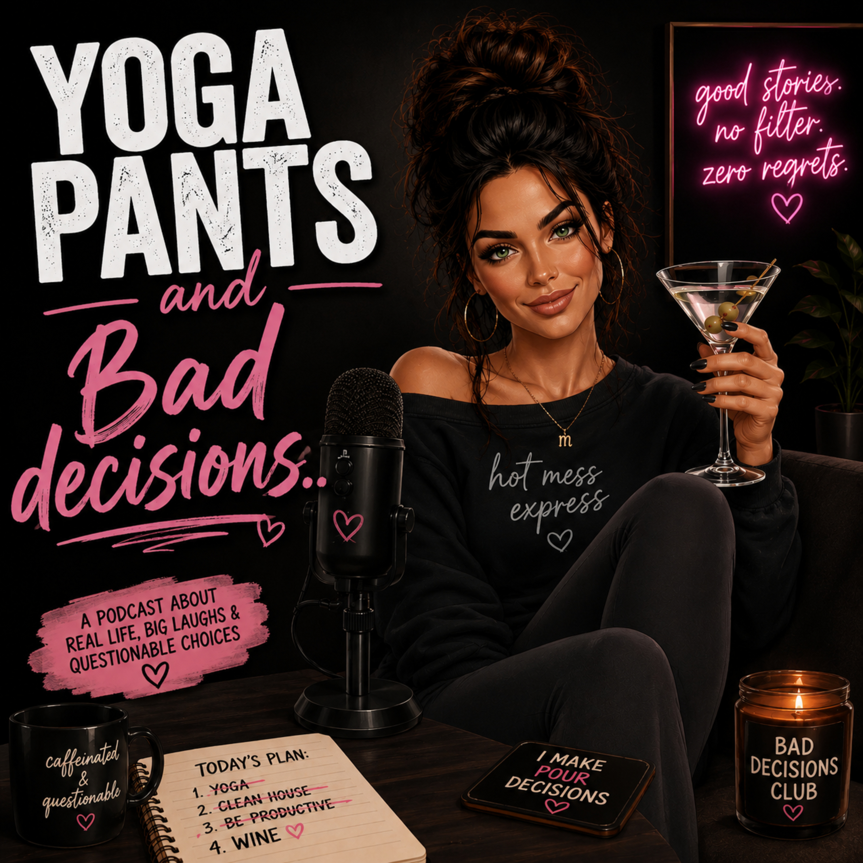 Yoga Pants and Bad Decisions podcast artwork