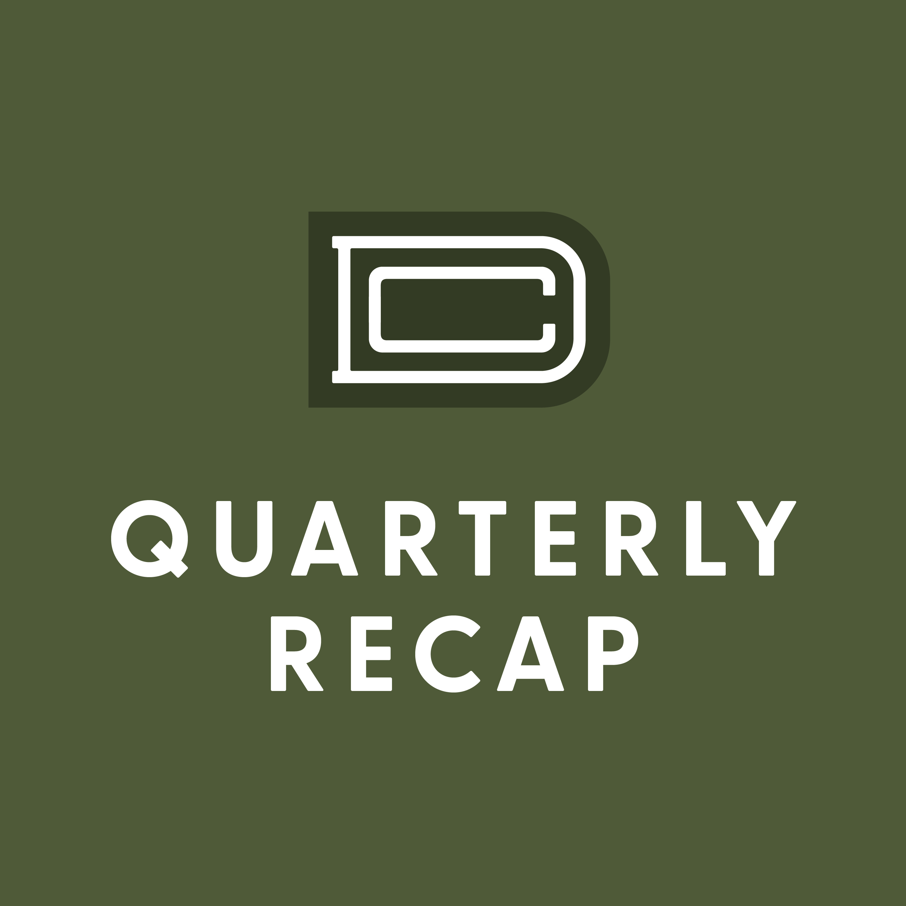 Quarterly Design Recap podcast artwork