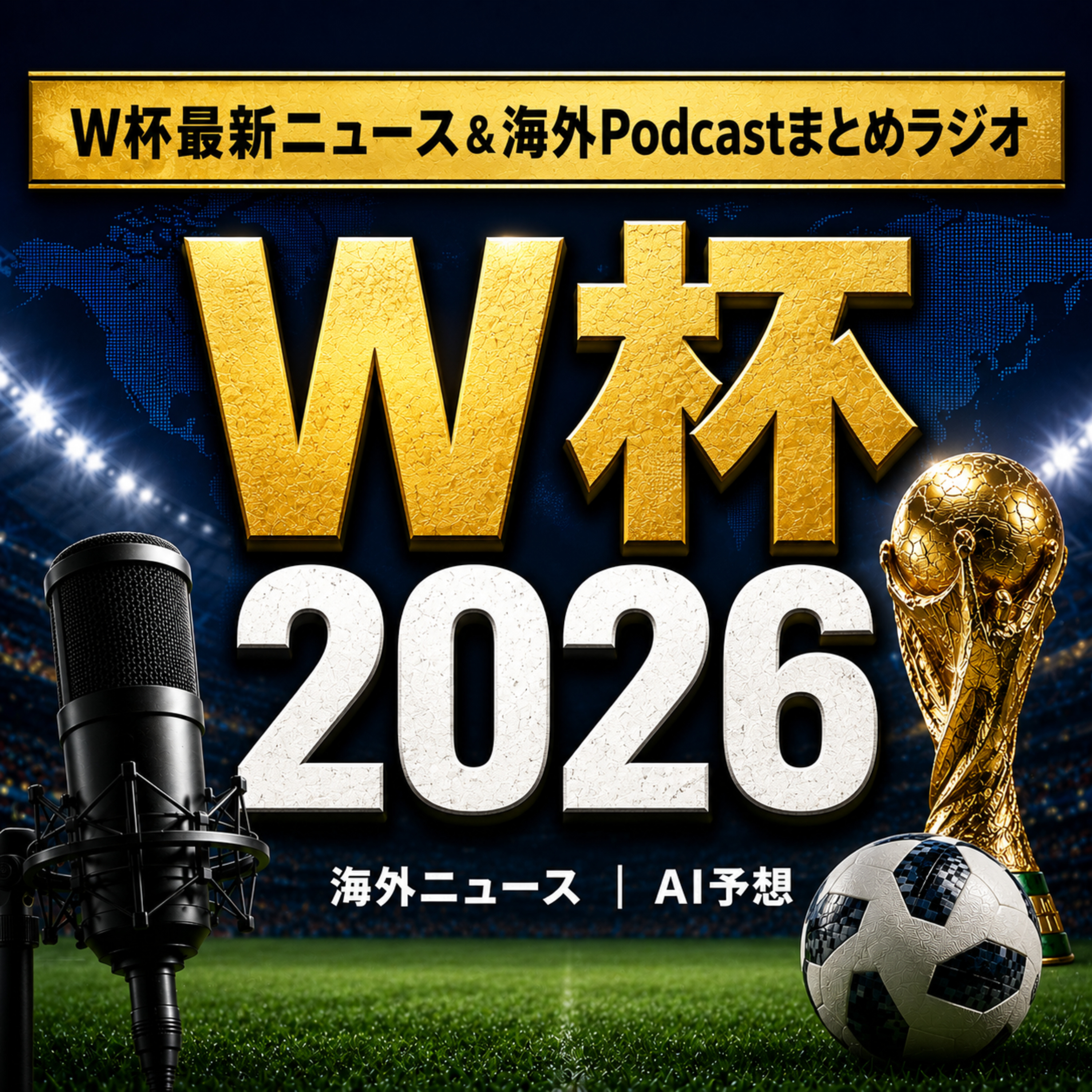 W杯最新ニュース&海外サッカーPodcastまとめラジオ