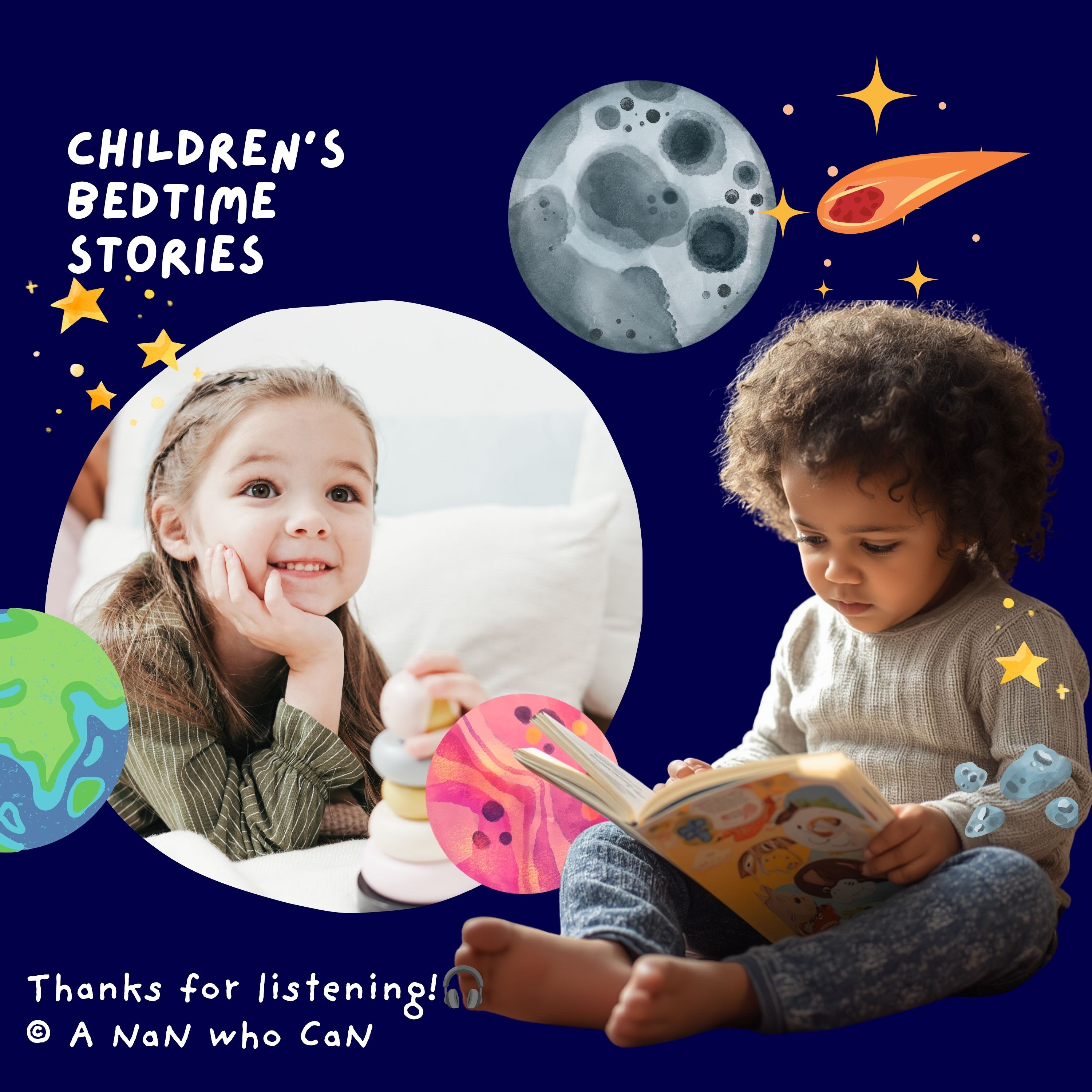 A NaN who CaN Bedtime Stories podcast artwork