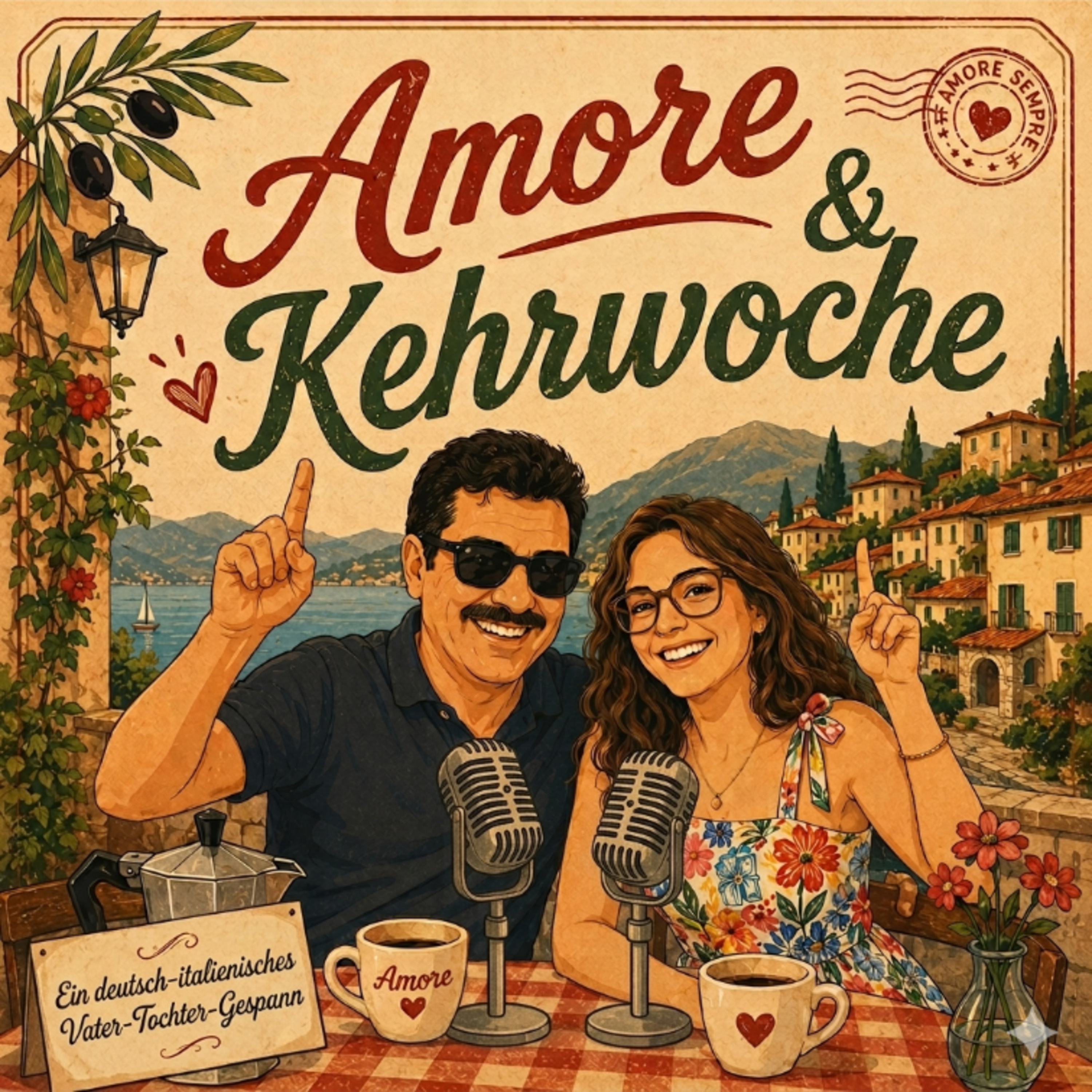 Amore & Kehrwoche: Ein deutsch italienisches Vater-Tochter-Gespann podcast artwork