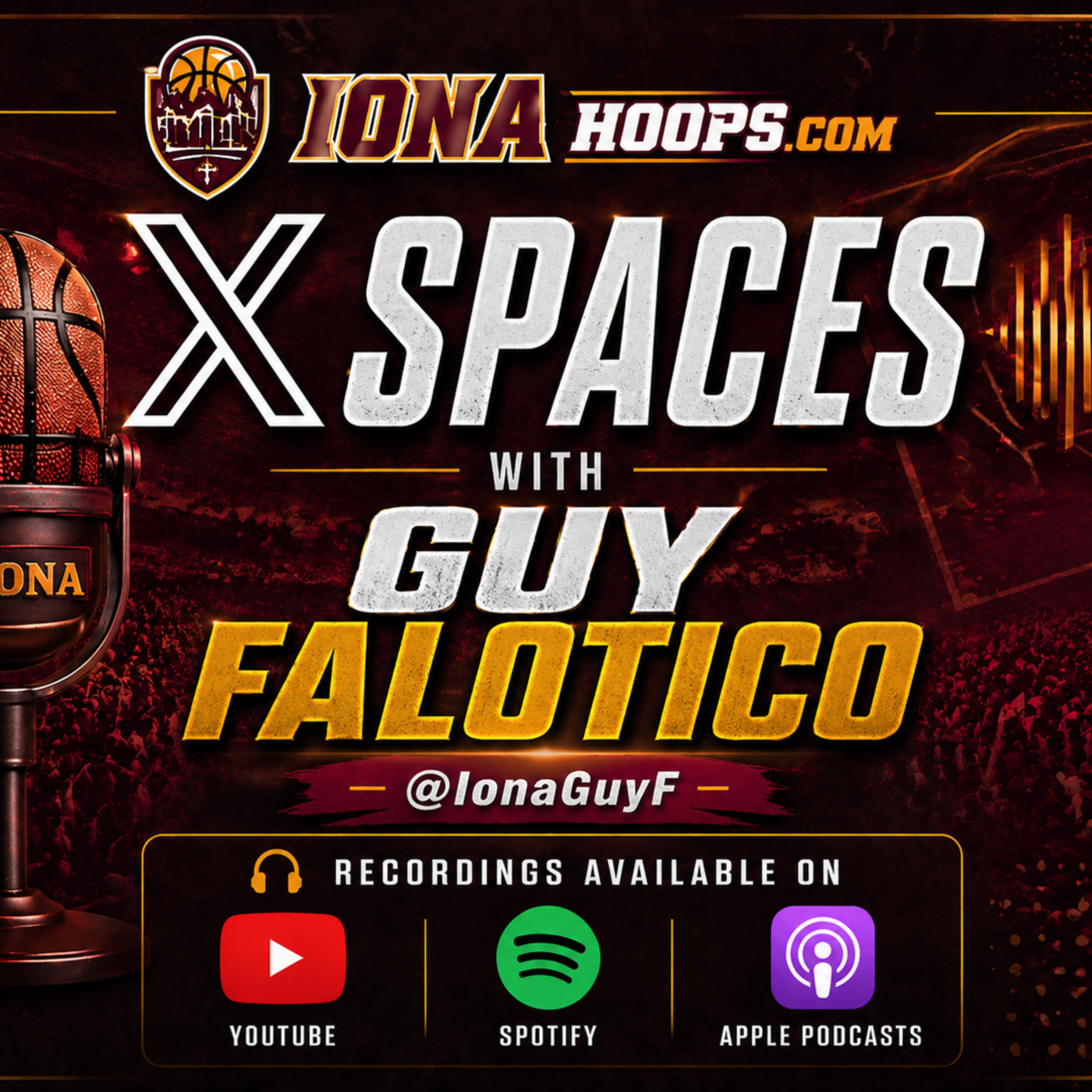 IonaHoops.com X Spaces with Guy Falotico