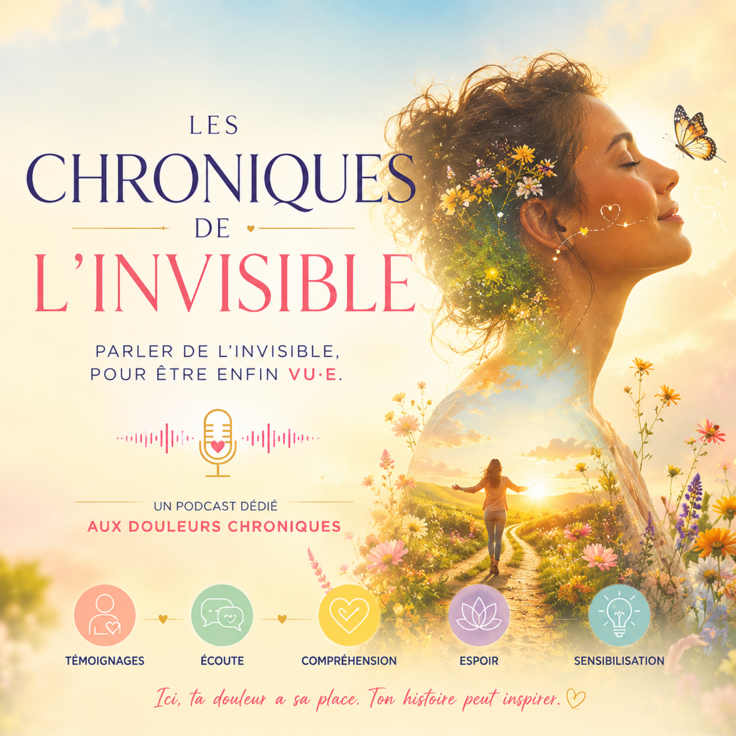 Illustration du podcast chroniques de l'invisble