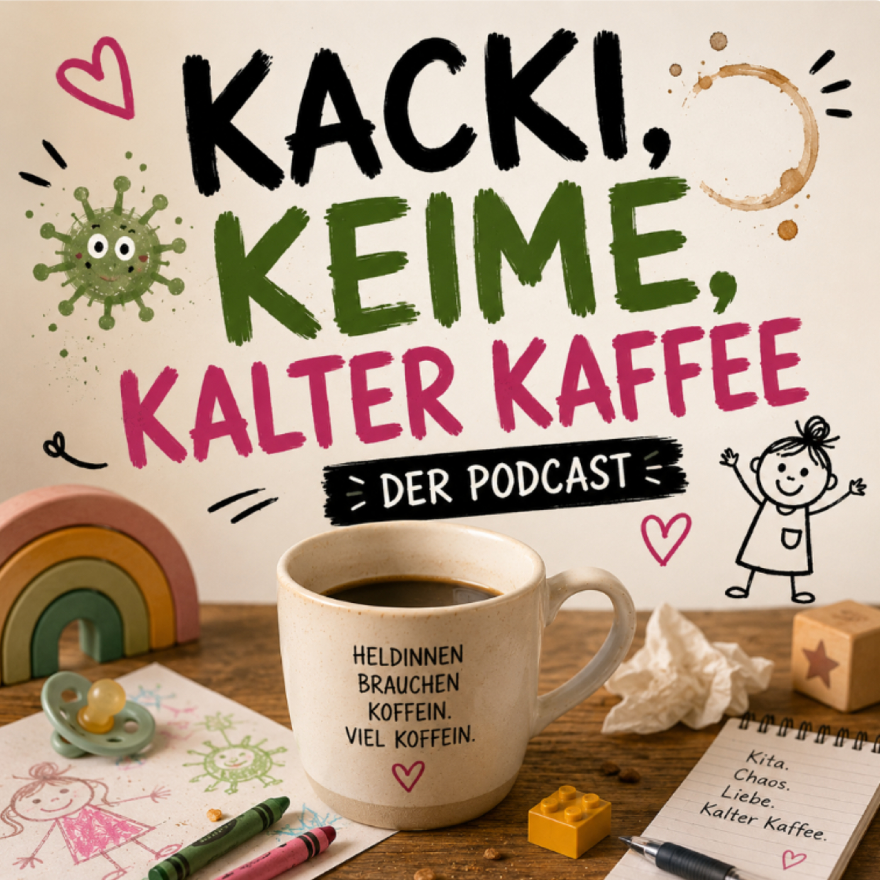 Kacki, Keime, Kalter Kaffee - Geschichten aus dem Kita-Wahnsinn podcast artwork